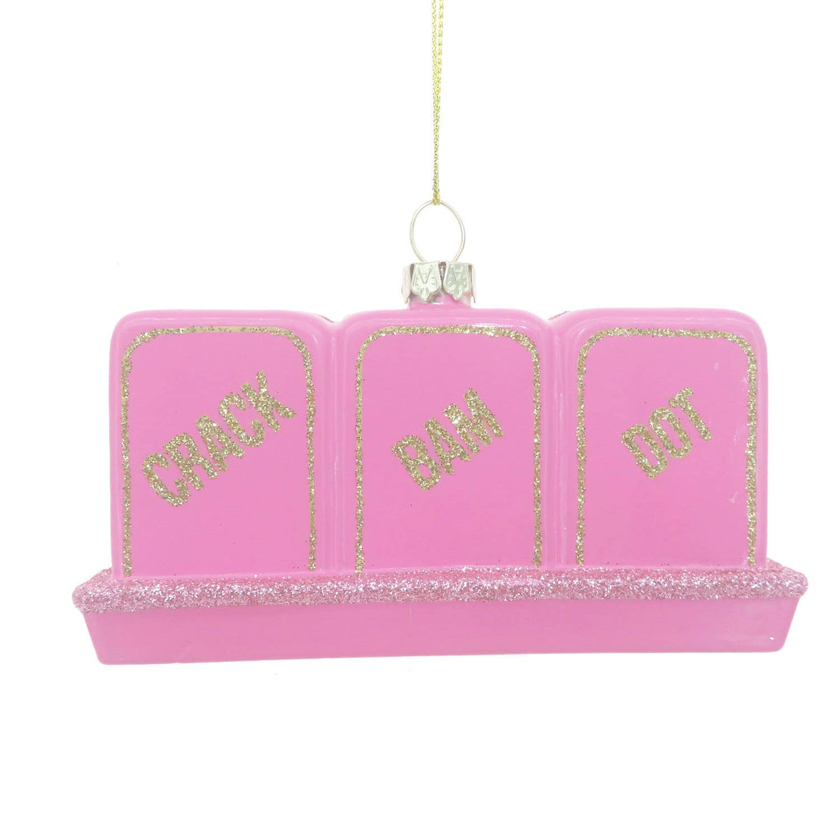 Mahjong "All the Way" Boxed Glass Ornament