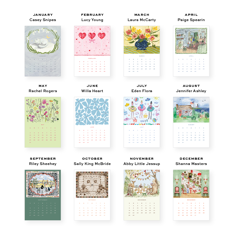 2026 Desktop Calendar Refill Only