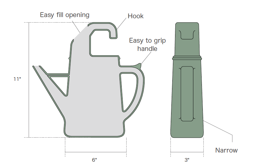 Hook Watering Can 1.7L