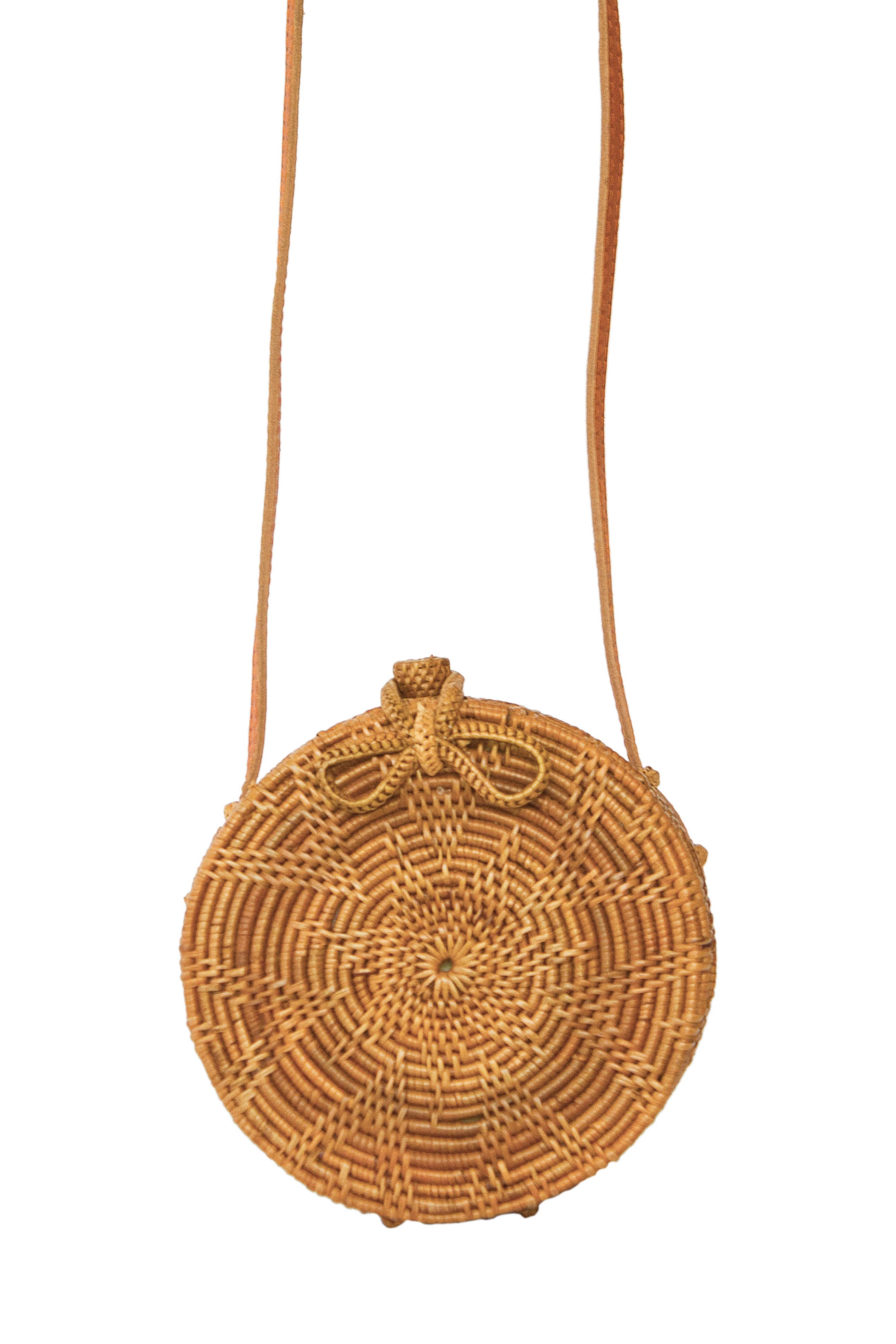 Rattan Bag- Crossbody Round Shoulder Bag