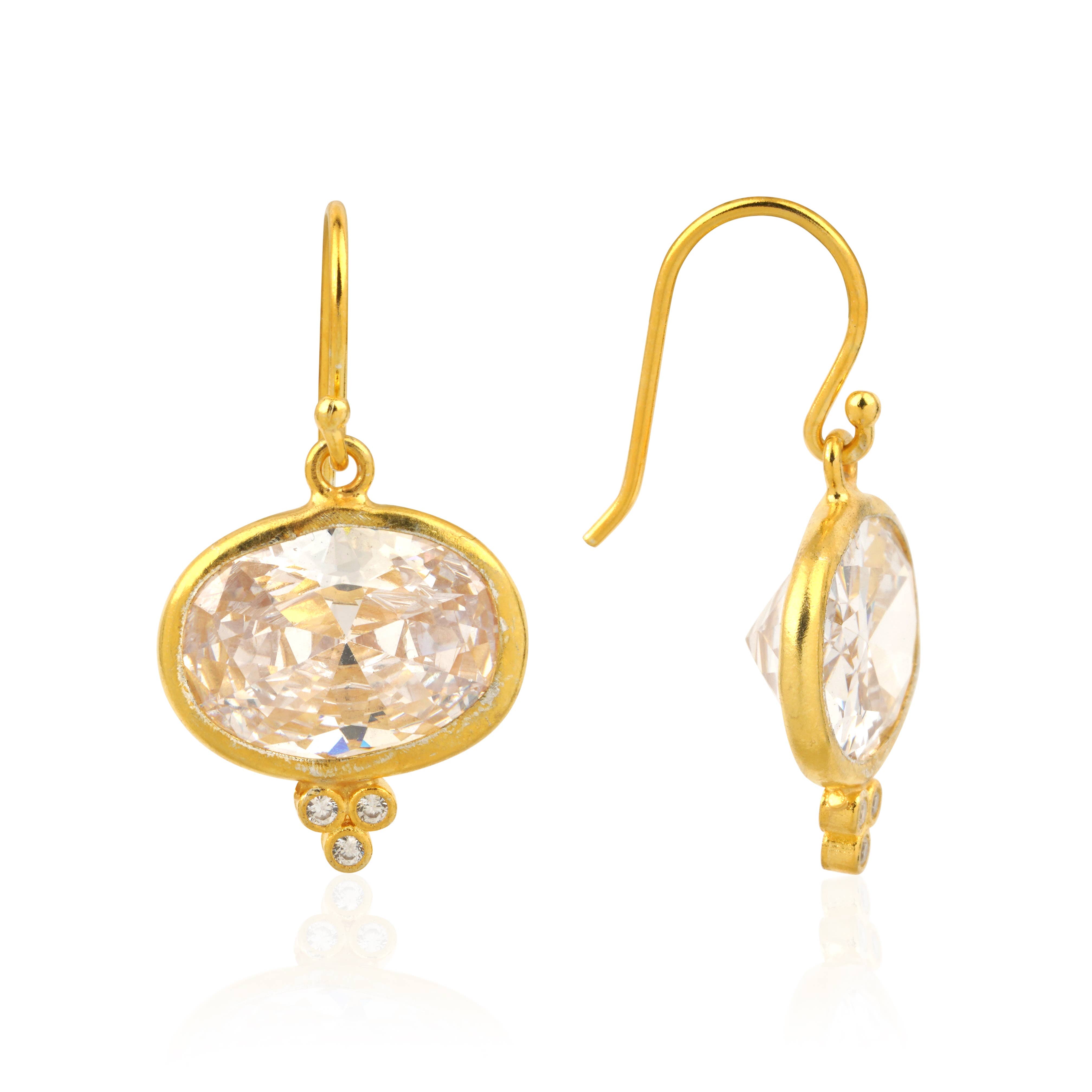 SIENA EARRINGS, CLEAR