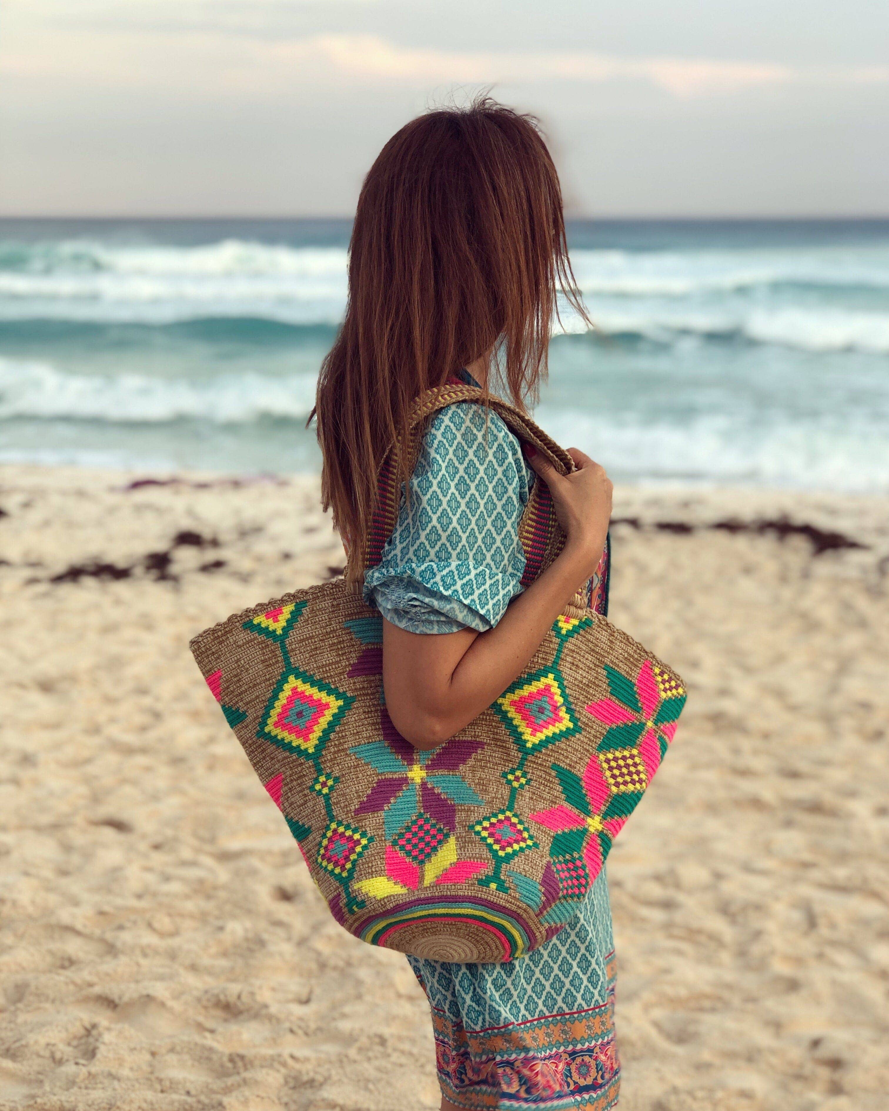 Summer Solstice Tote Bags | Summer Crochet Beach Totes