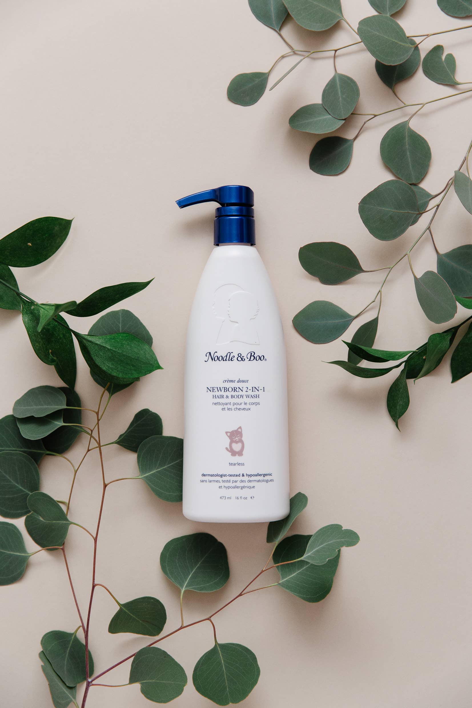 Newborn 2-in-1 Hair & Body Wash, Crème Douce, 16 oz