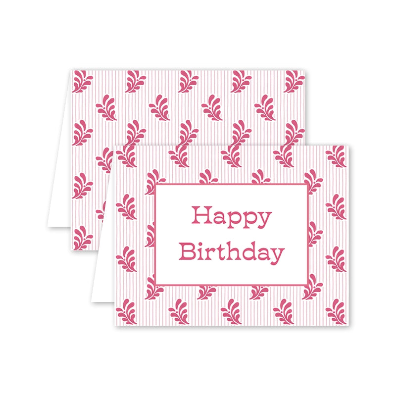 Ceramica Pink Birthday Card