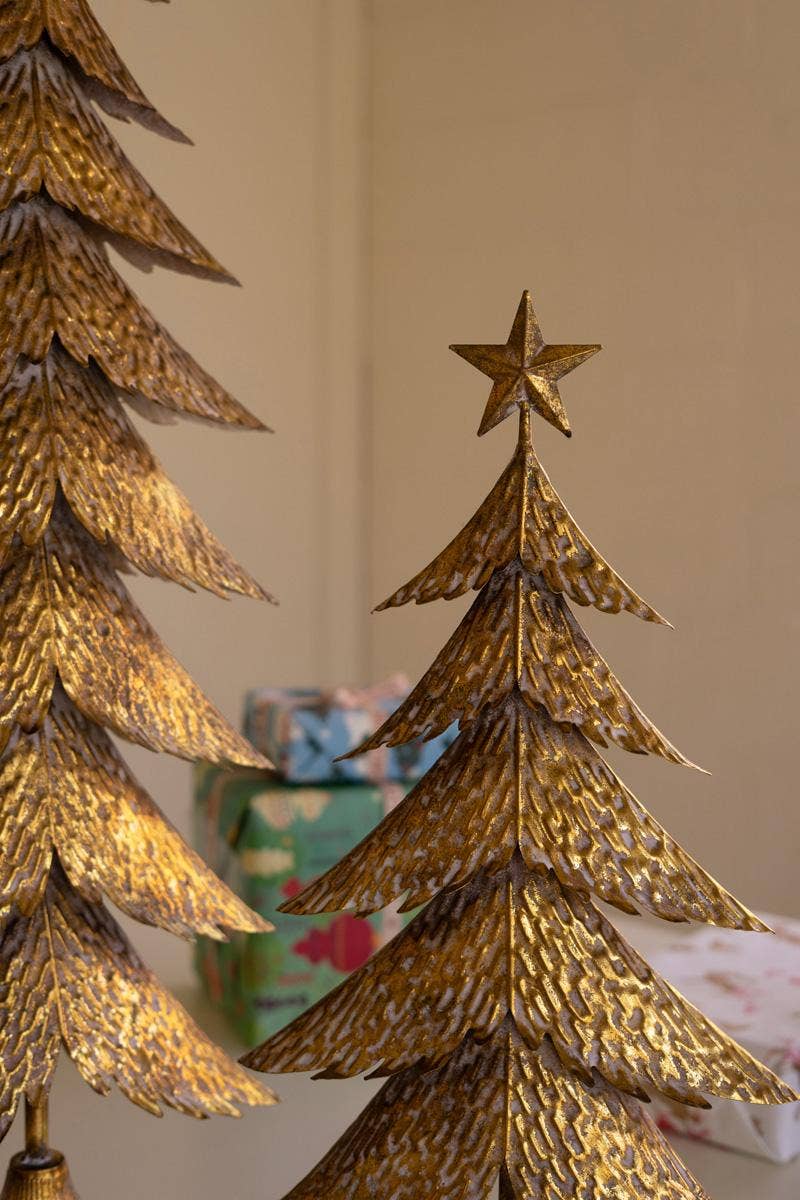 Antique Gold Christmas Tree (Multiple Sizes)