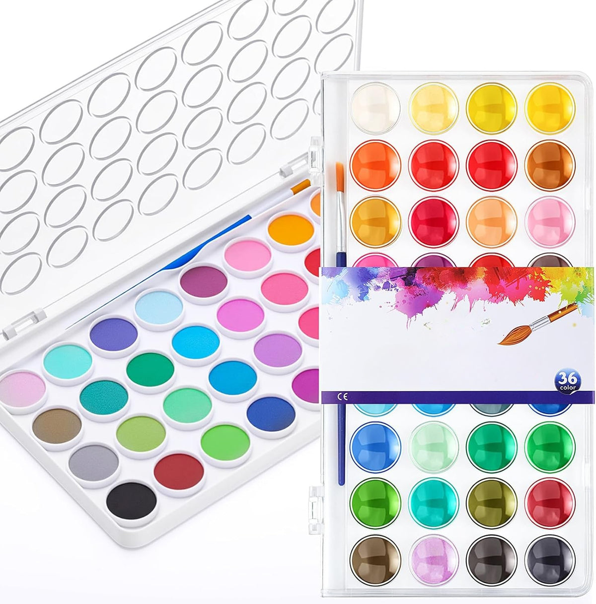 Watercolor Paint Set (36 Colors)
