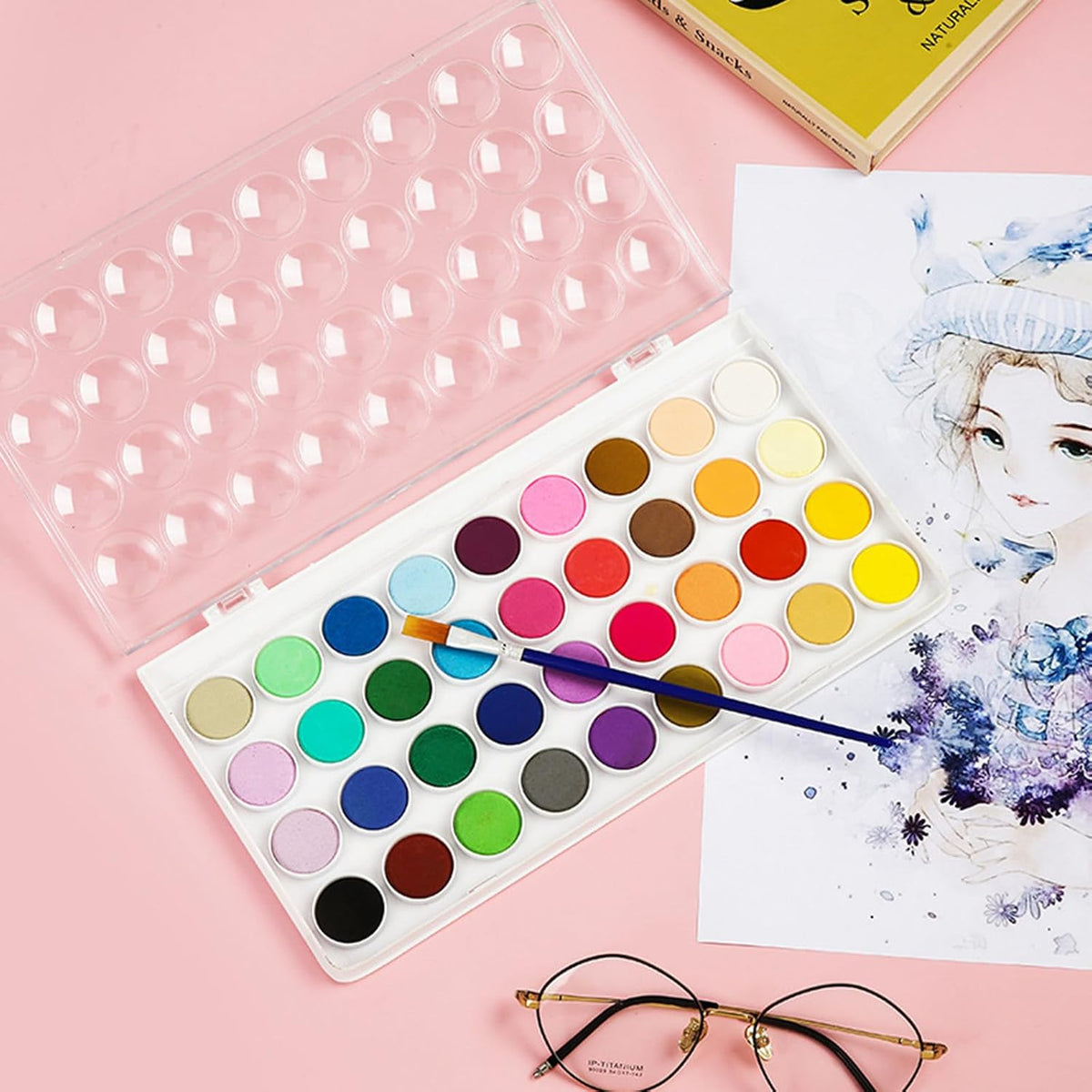 Watercolor Paint Set (36 Colors)