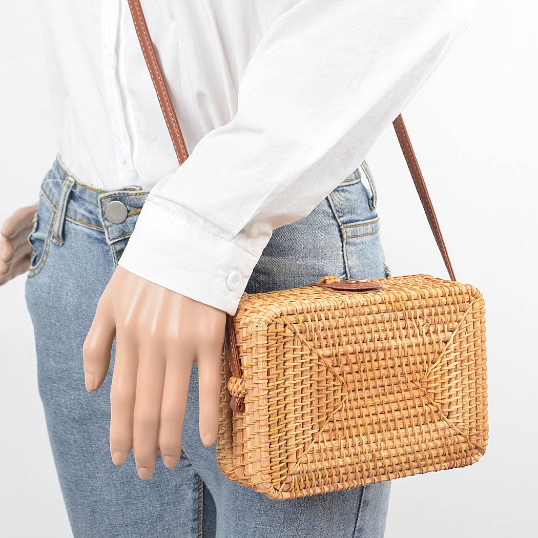 Bamboo Crossbody Bag