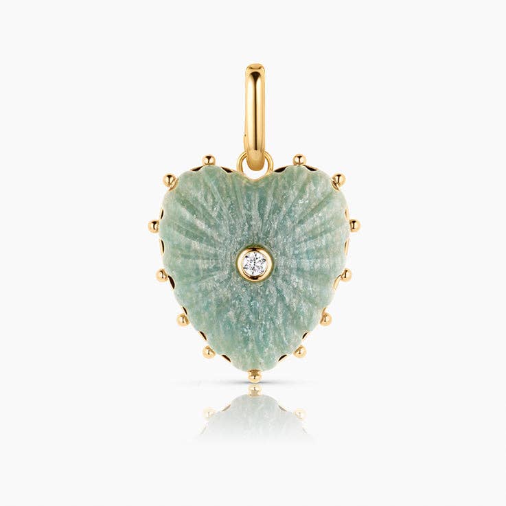 Malene Amazonite Clip Necklace