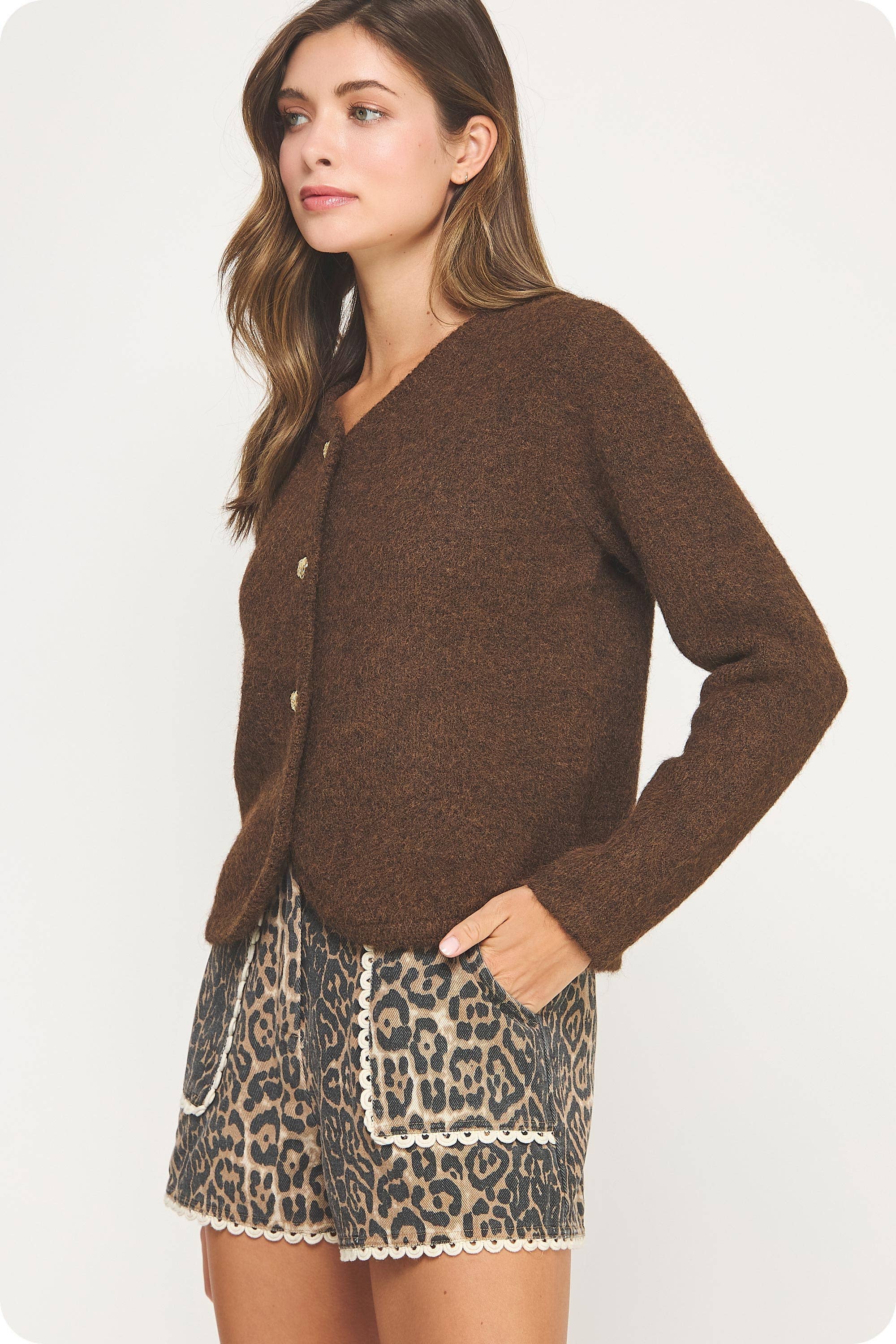 Button Down Cardigan