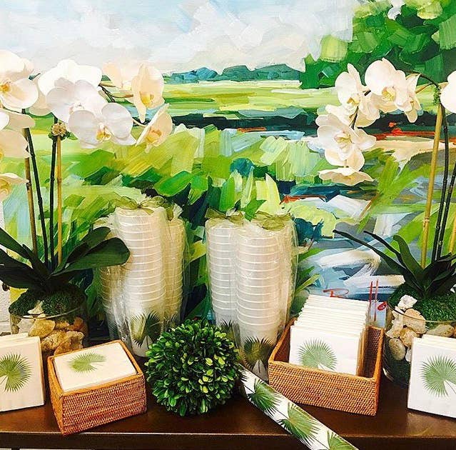 Palm Cocktail Napkins