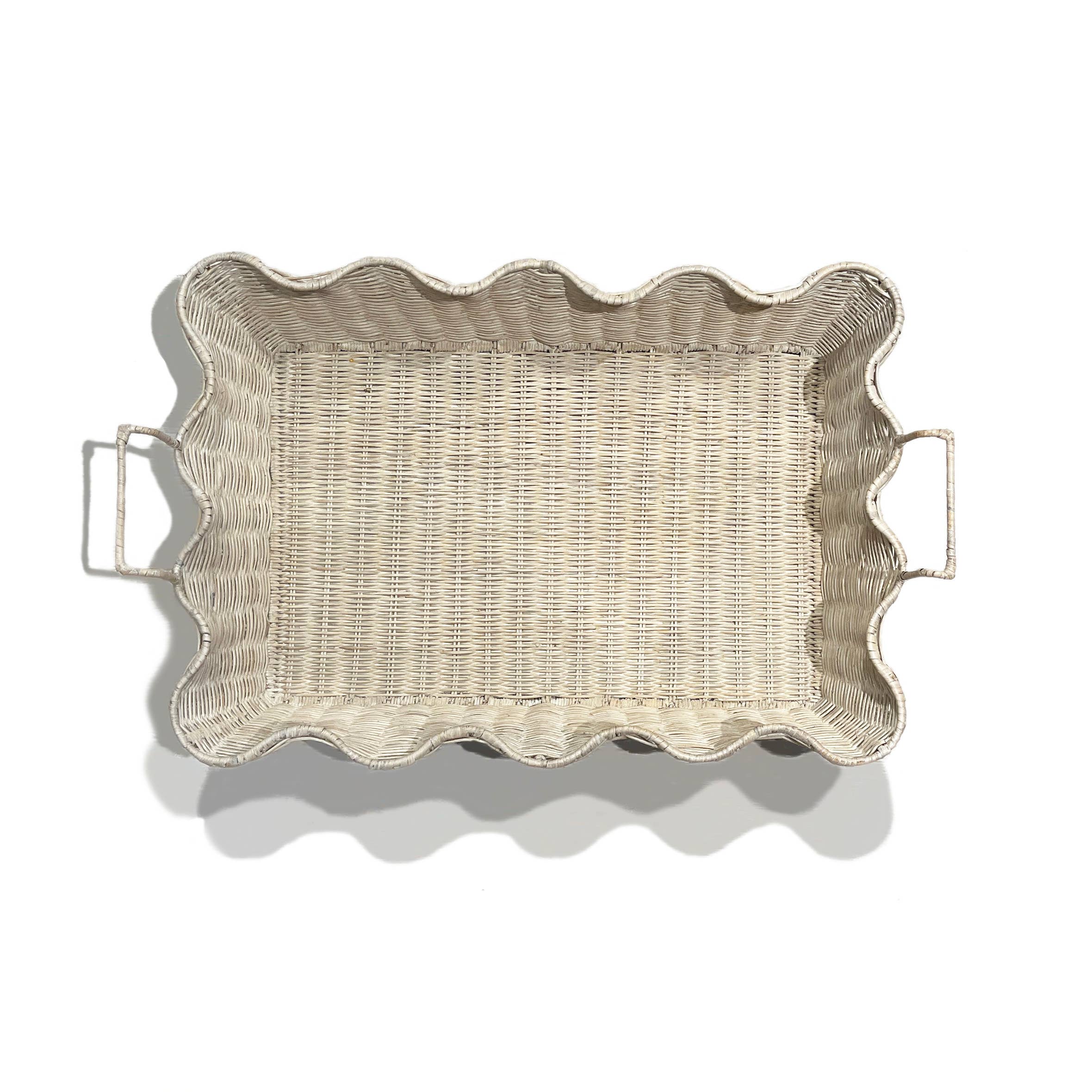 Large Scalloped Tray