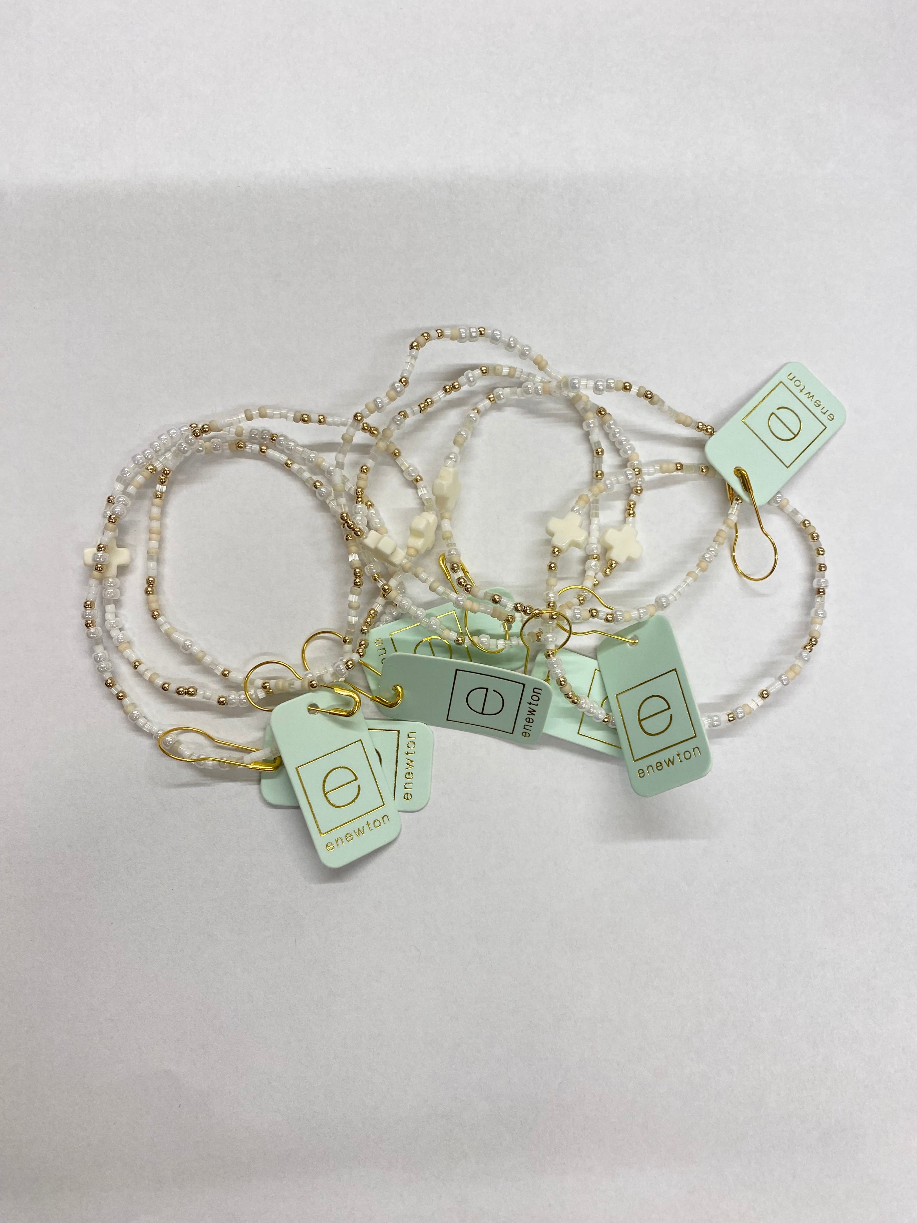 Hope Unwritten Signature Cross Bracelet - Call Me on My Shellphone