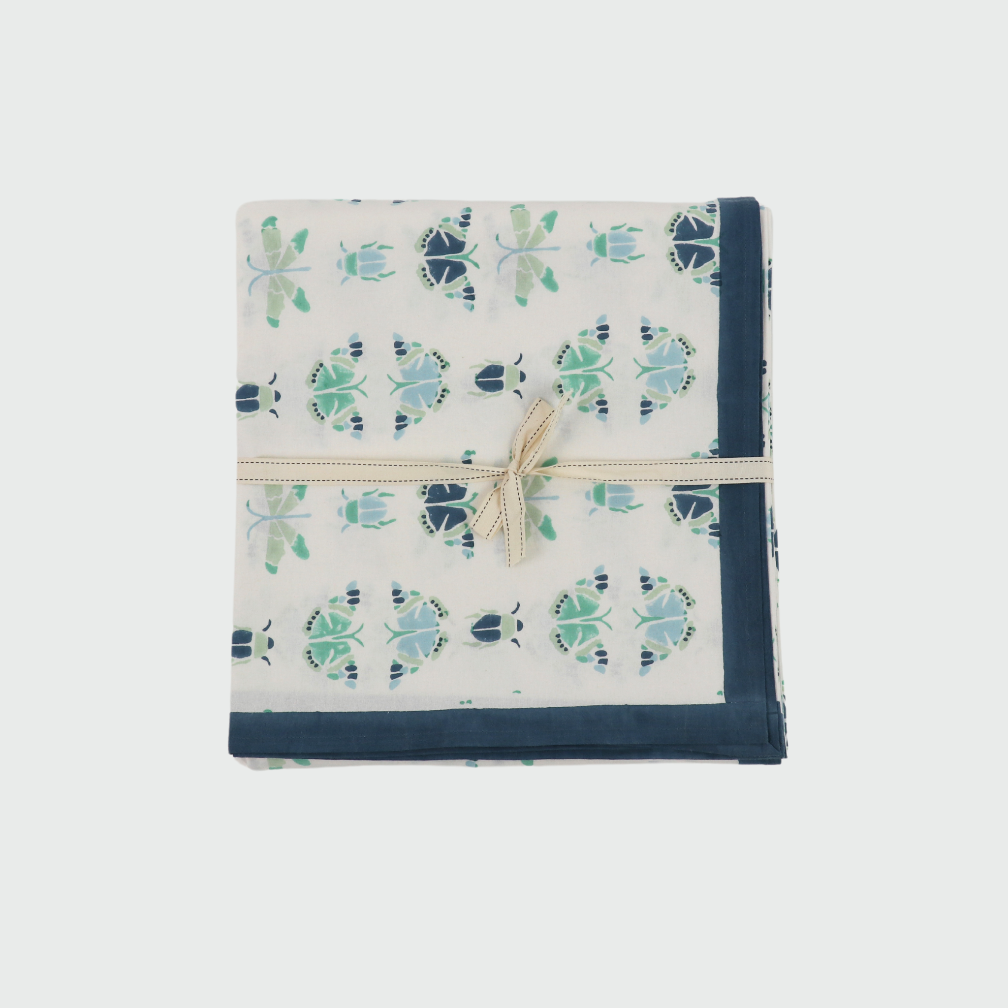 Insects Tablecloth, Blue