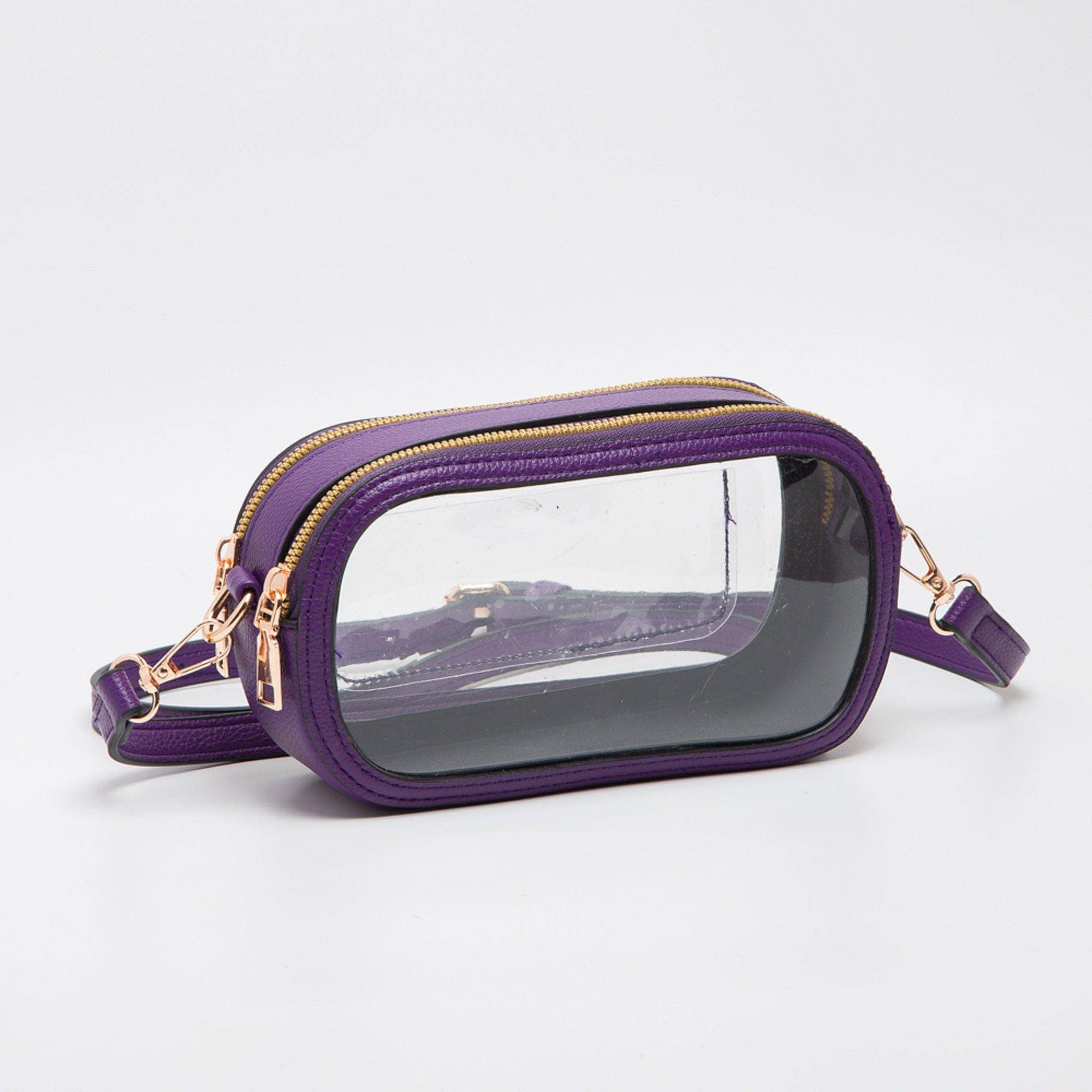 Double Zipper Oval Clear Gameday/Stadium Bag