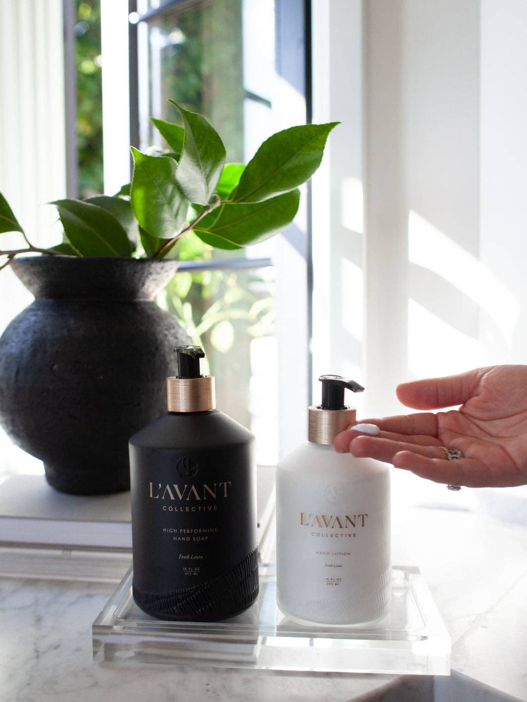 Hand Lotion (Glass Bottle)- BLUSHED BERGAMOT