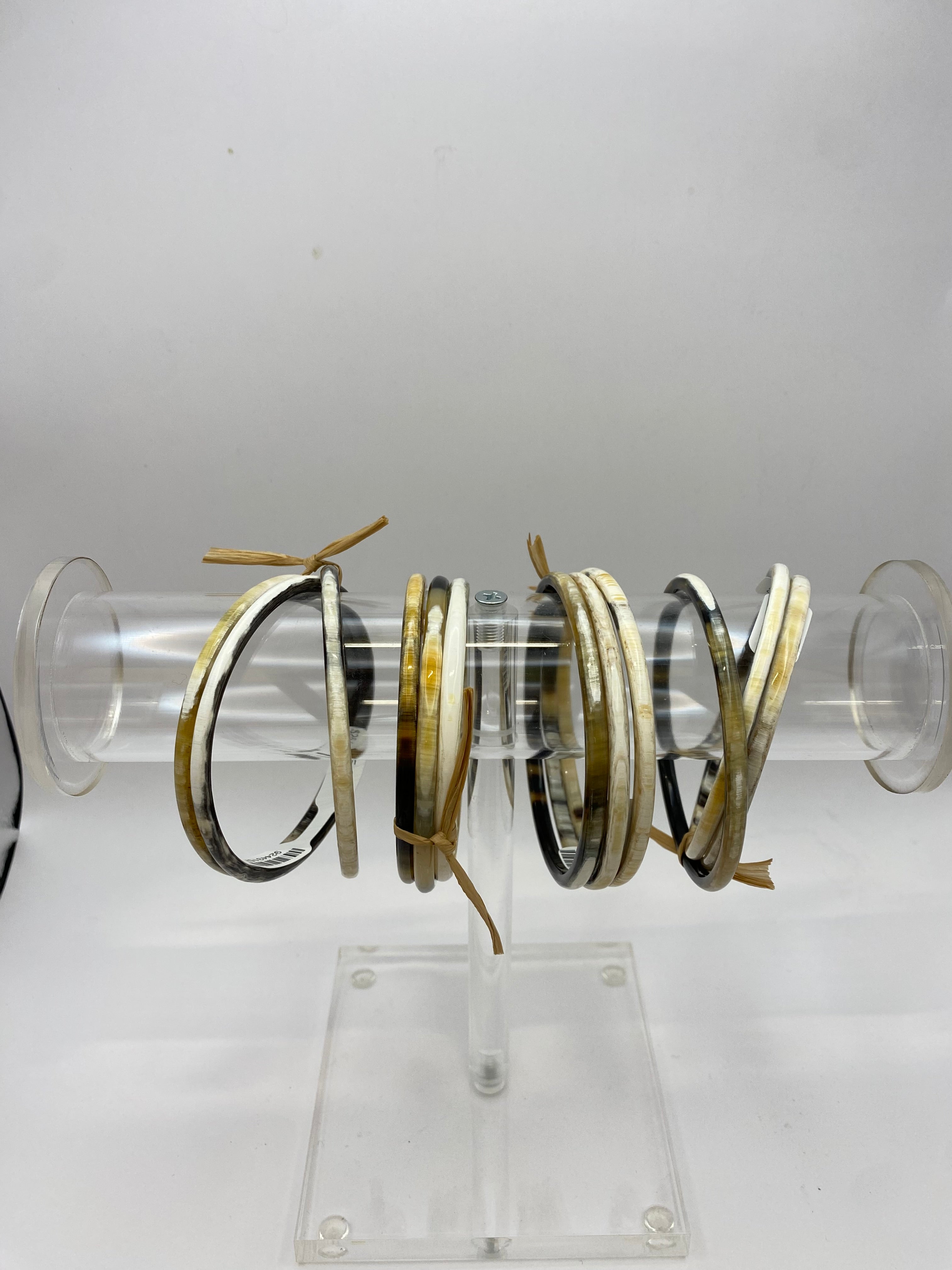 Set of 3 Skinny Horn Bangles