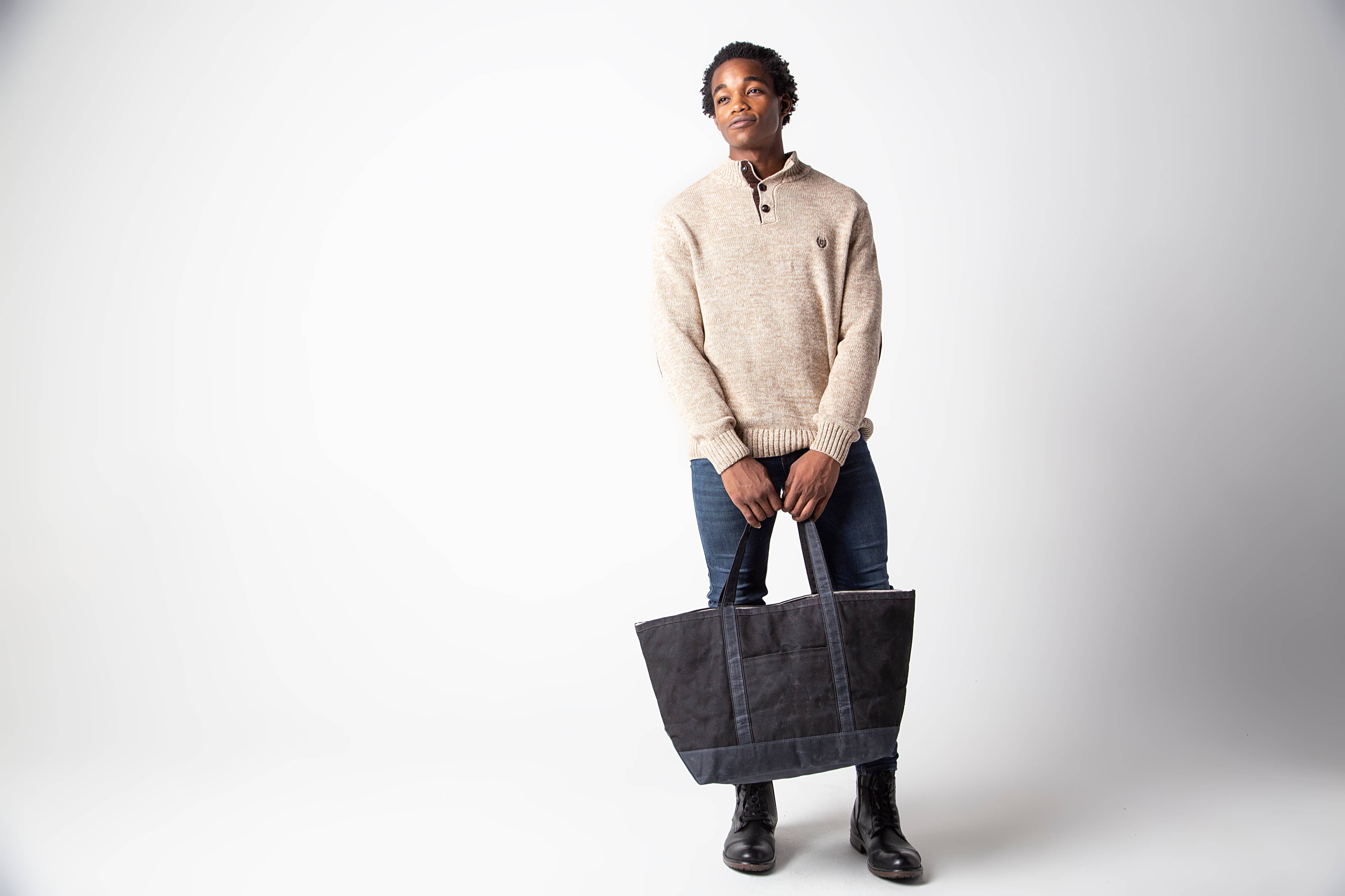 Waxed Large Classic Tote