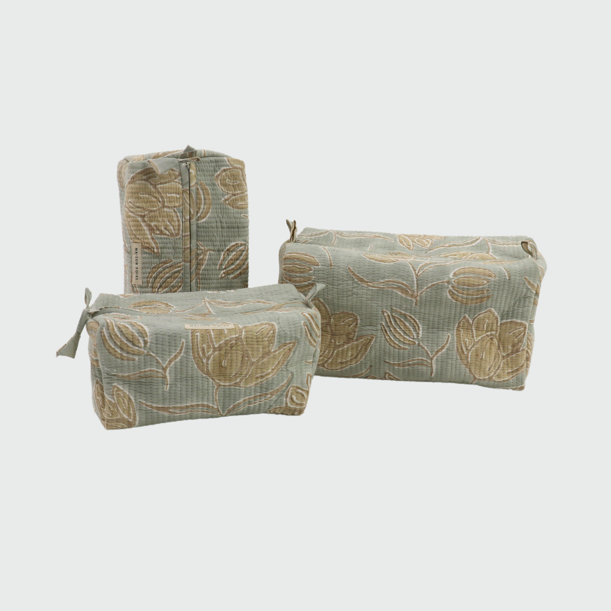 Astrid Toiletry Bag, Sea Foam
