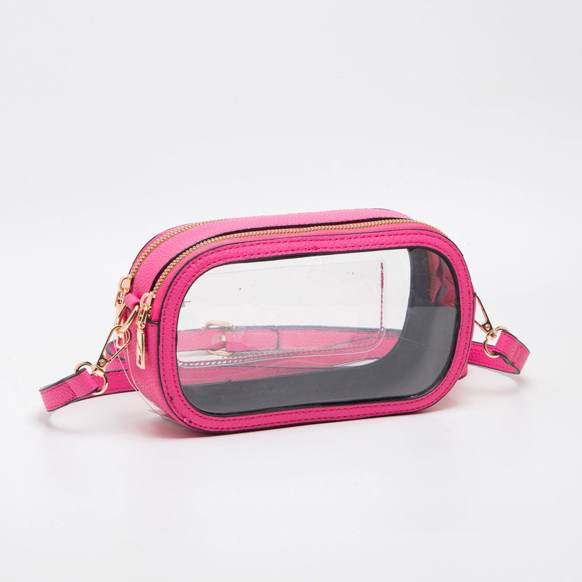 Double Zipper Oval Clear Gameday/Stadium Bag