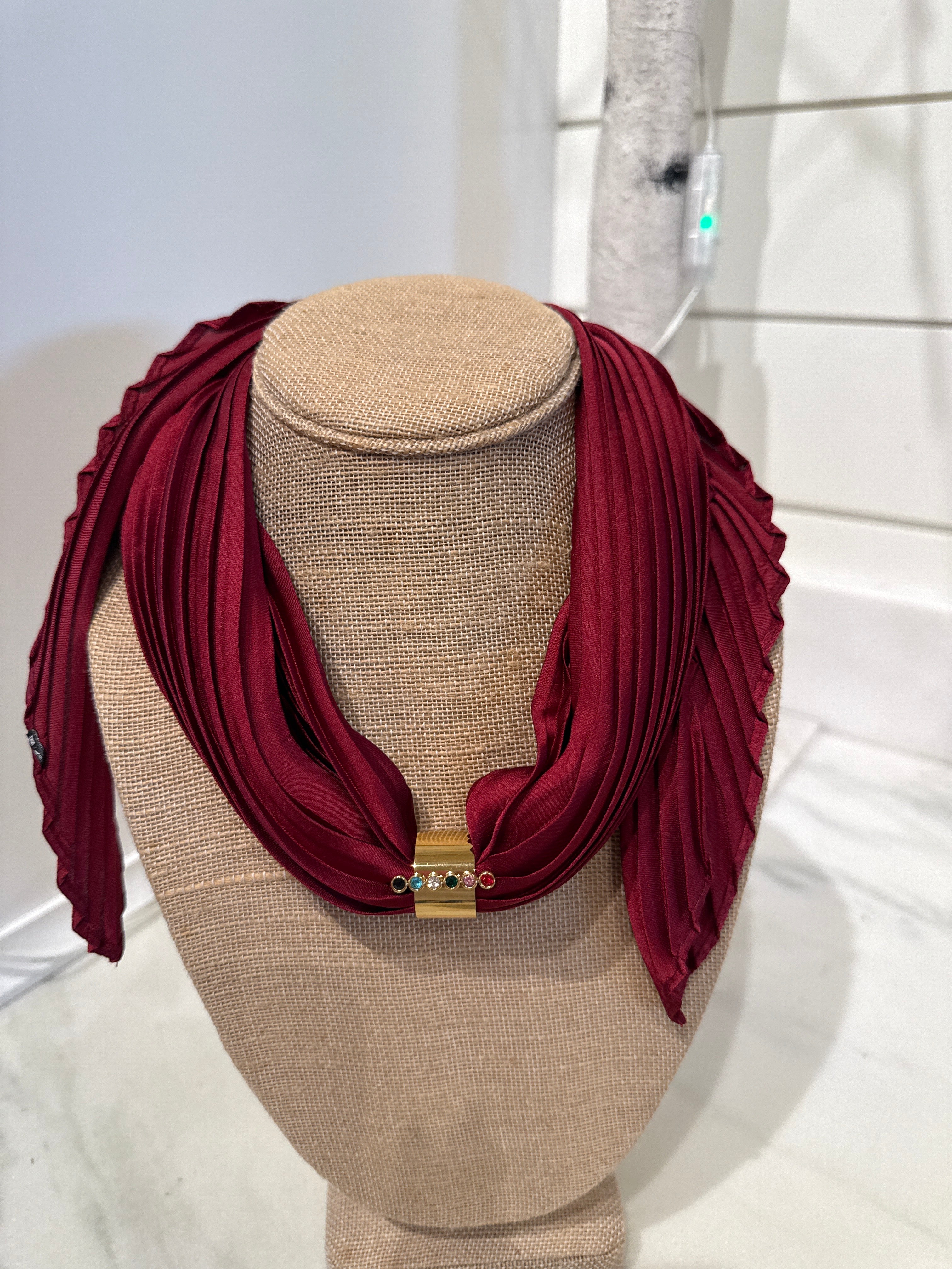 Charm Scarf Necklace