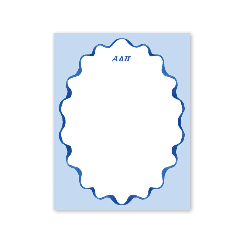 ALPHA DELTA PI GREEK NOTEPAD