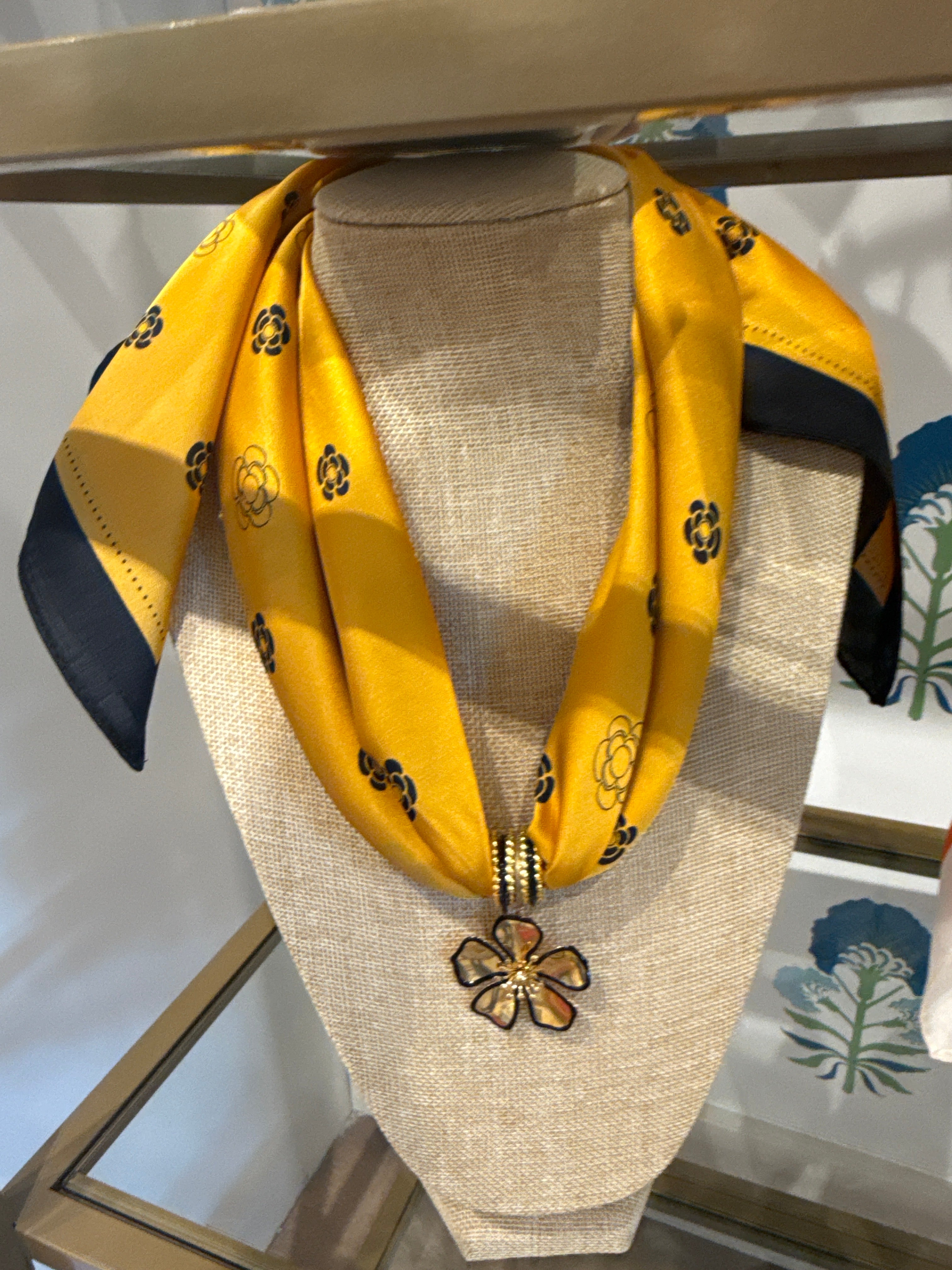 Charm Scarf Necklace