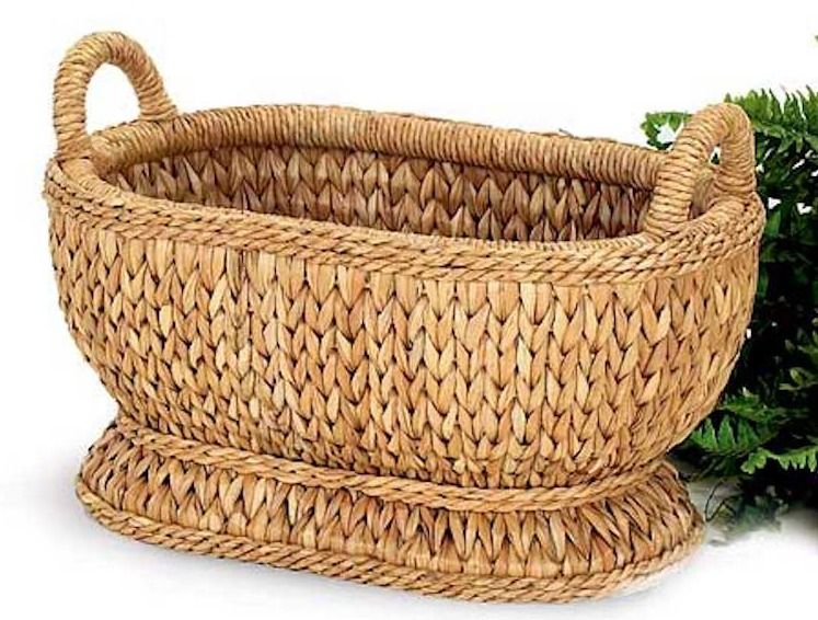 Sweater Weave Oval Compote
