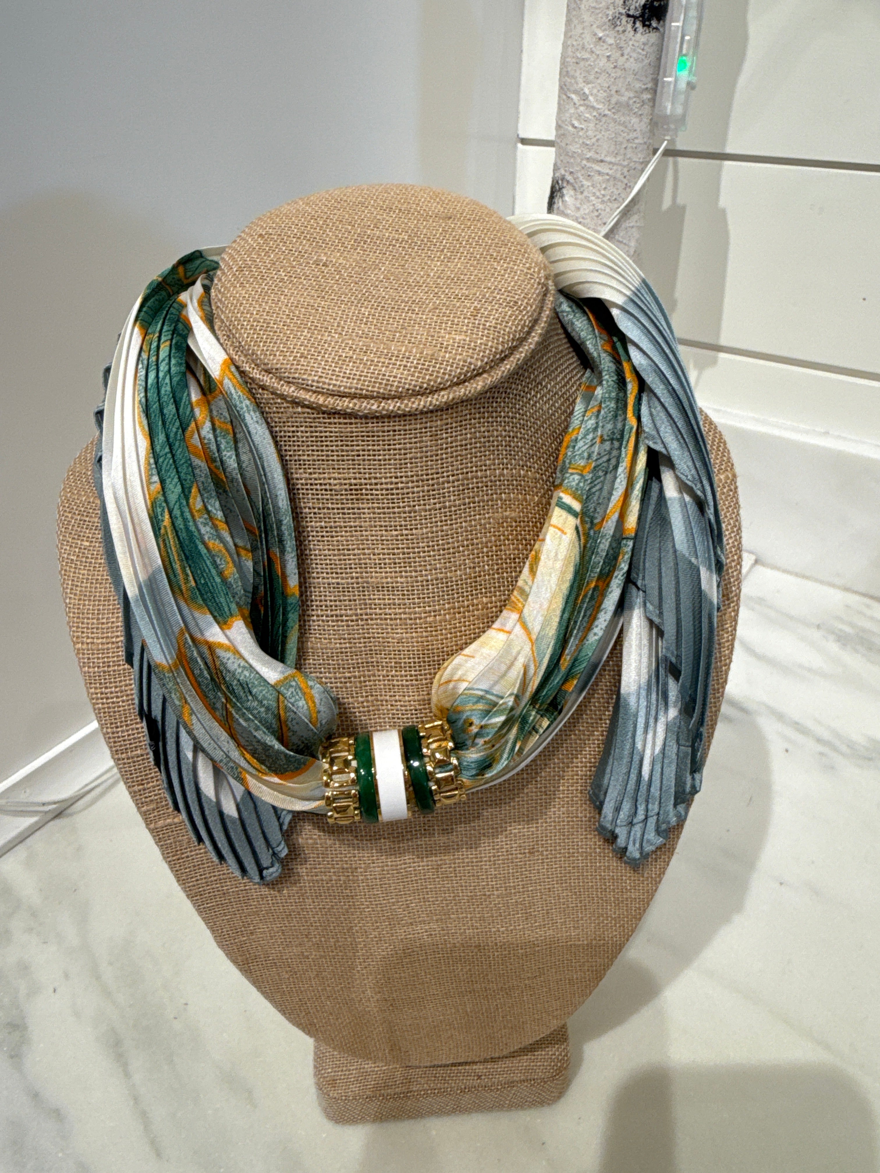 Charm Scarf Necklace