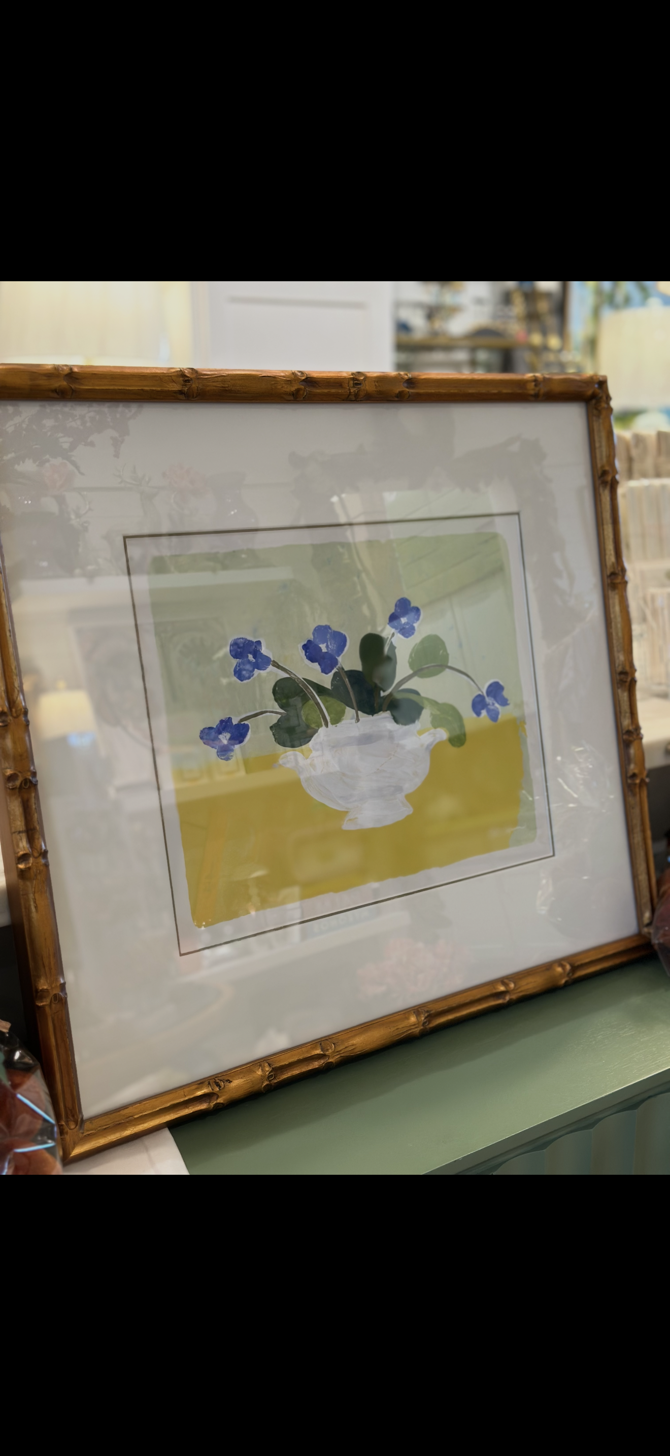Blue Pansies