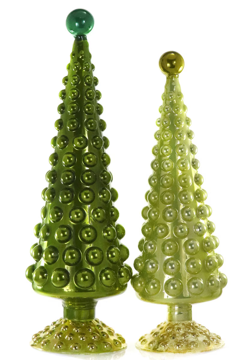 Large Hobnail Trees - Chartreuse