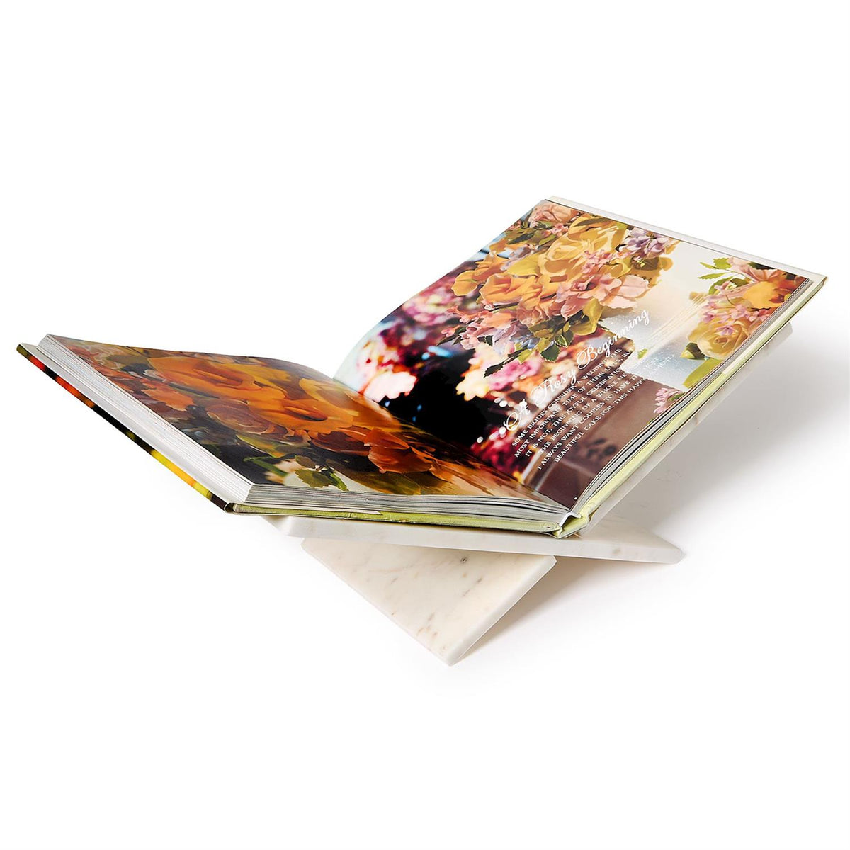 Marble Hand-Crafted Book Stand