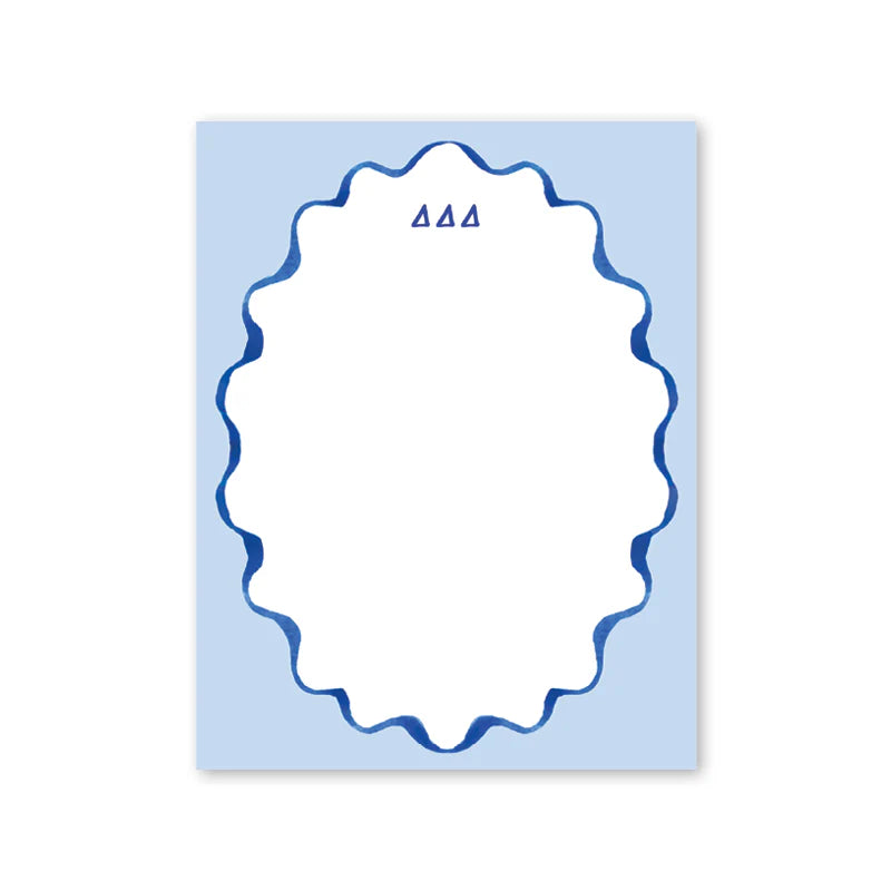 DELTA DELTA DELTA GREEK NOTEPAD