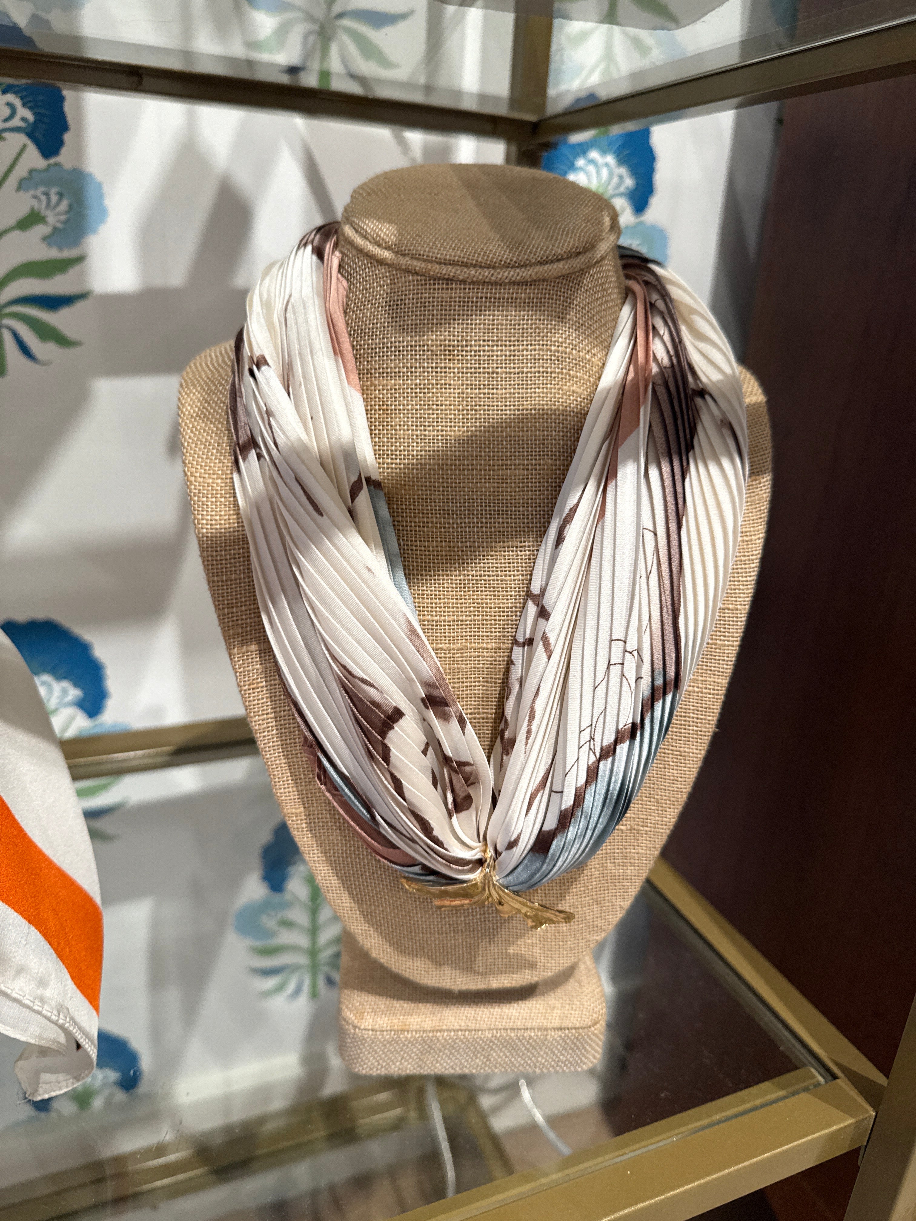 Charm Scarf Necklace