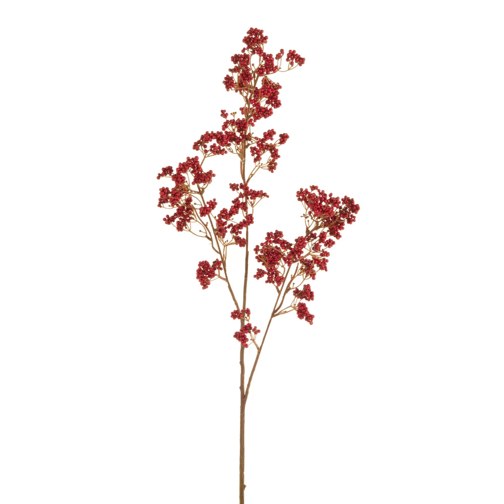 32" Red Berry Spray