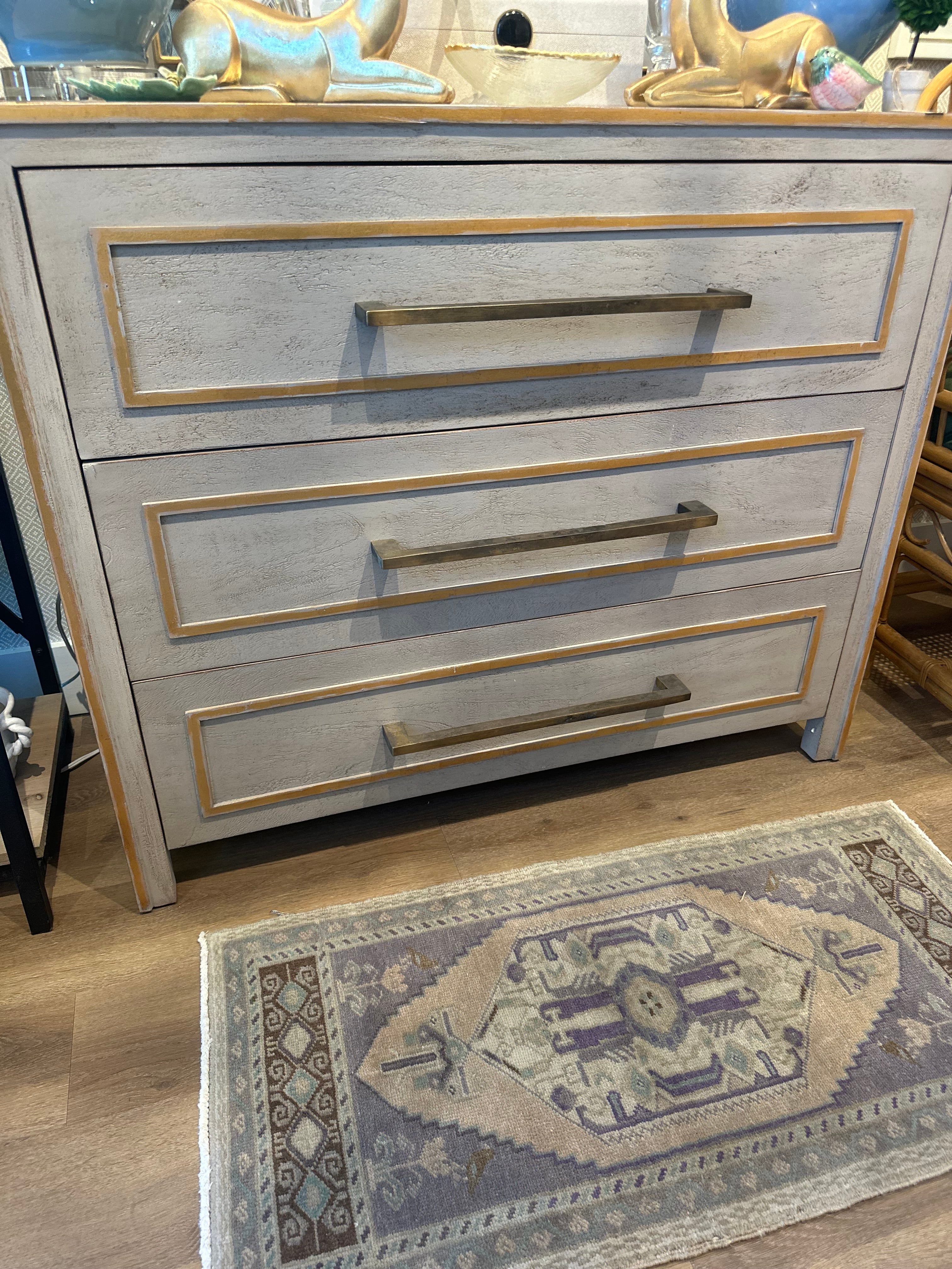 Wilmot Chest w/ Gold Accents