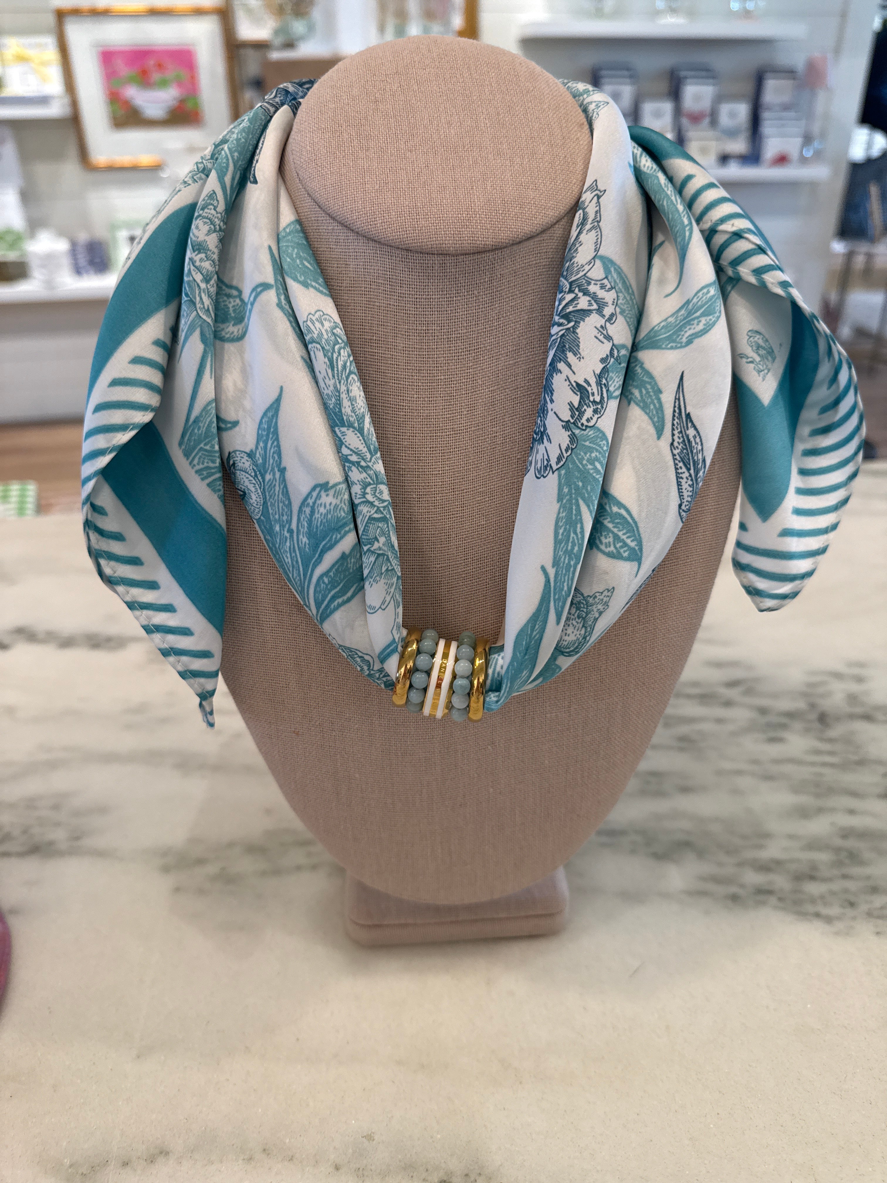 Charm Scarf Necklace