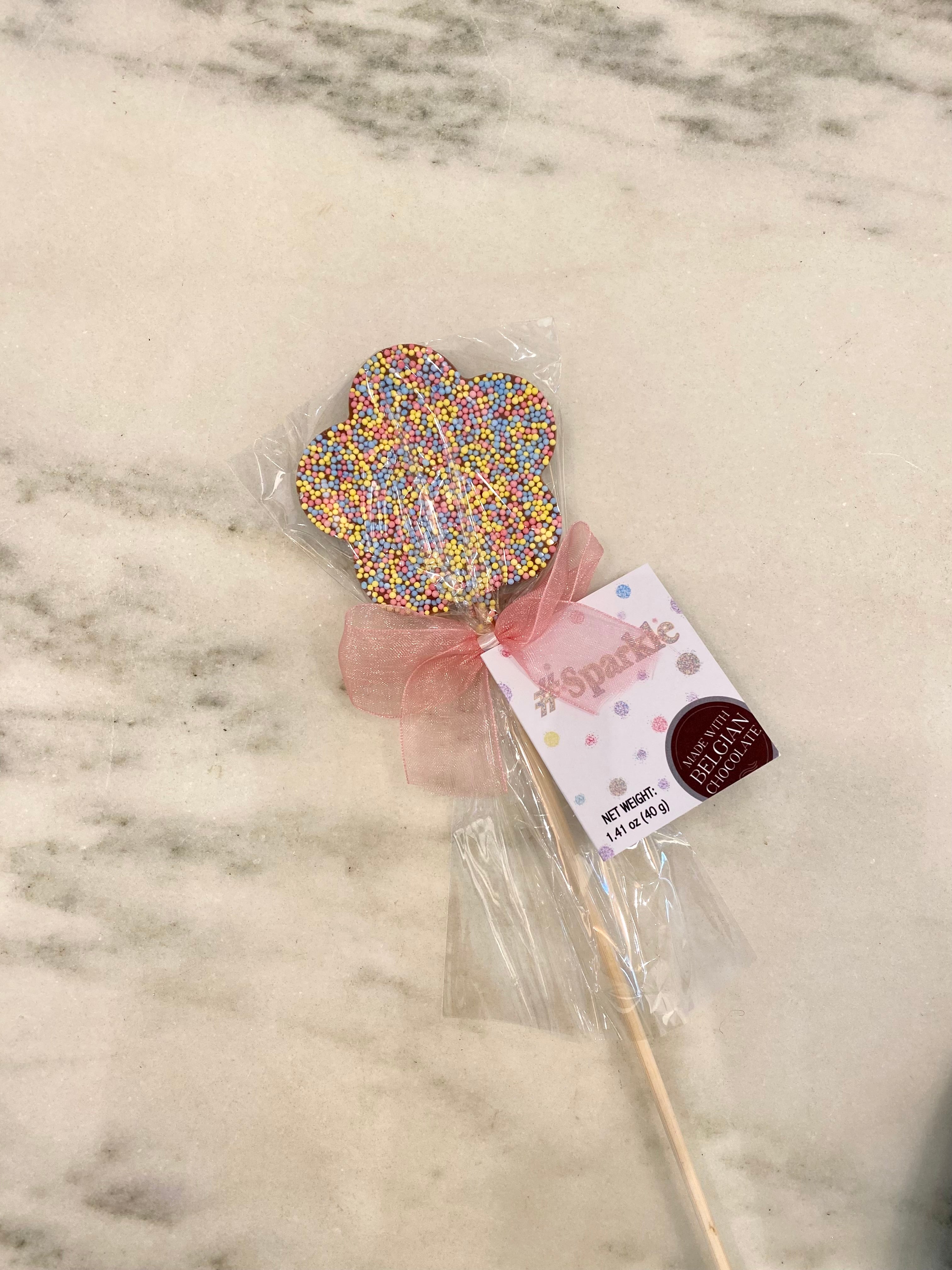 Blue Flower Lollies