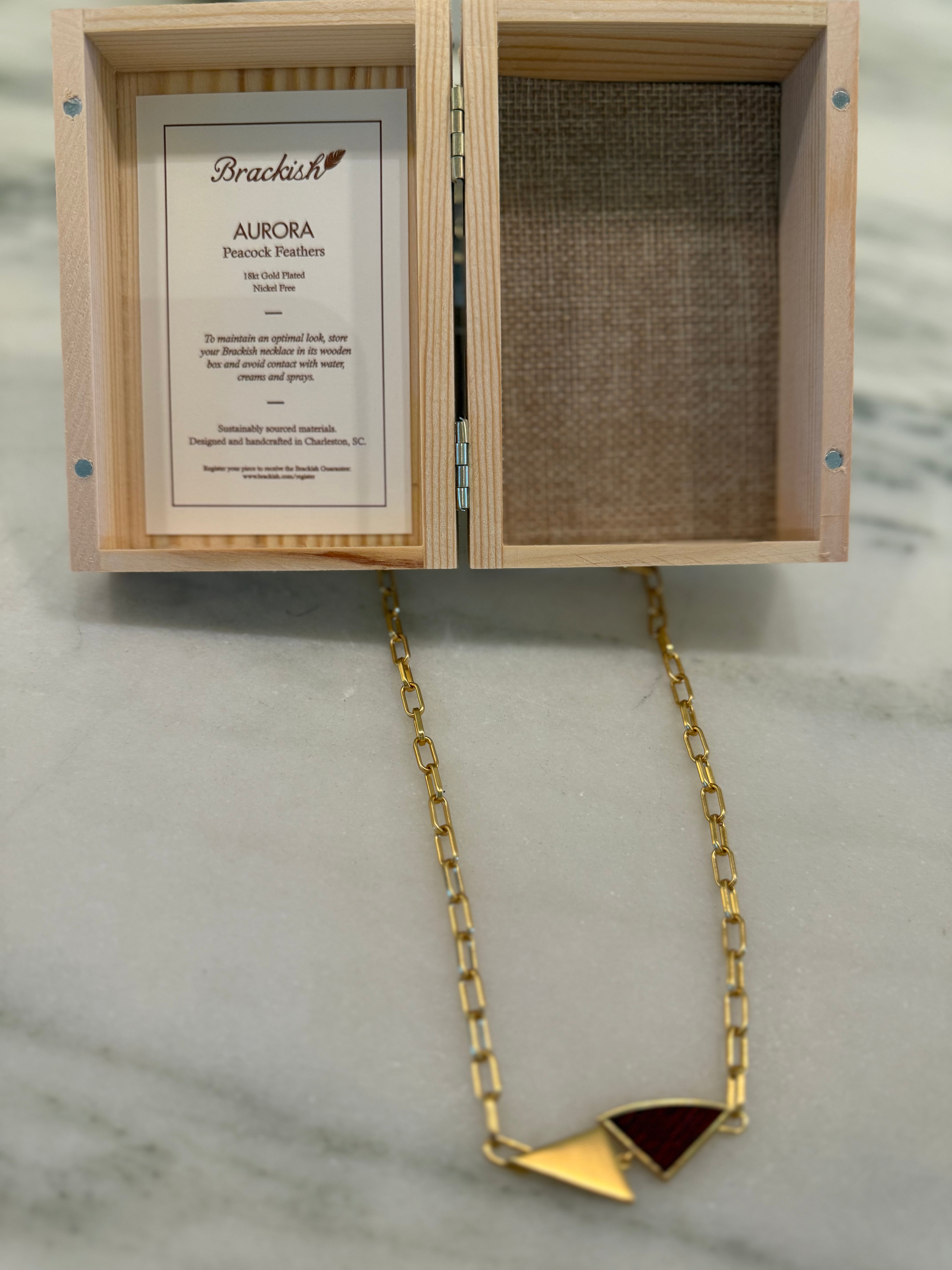 AURORA TRIANGLE NECKLACE