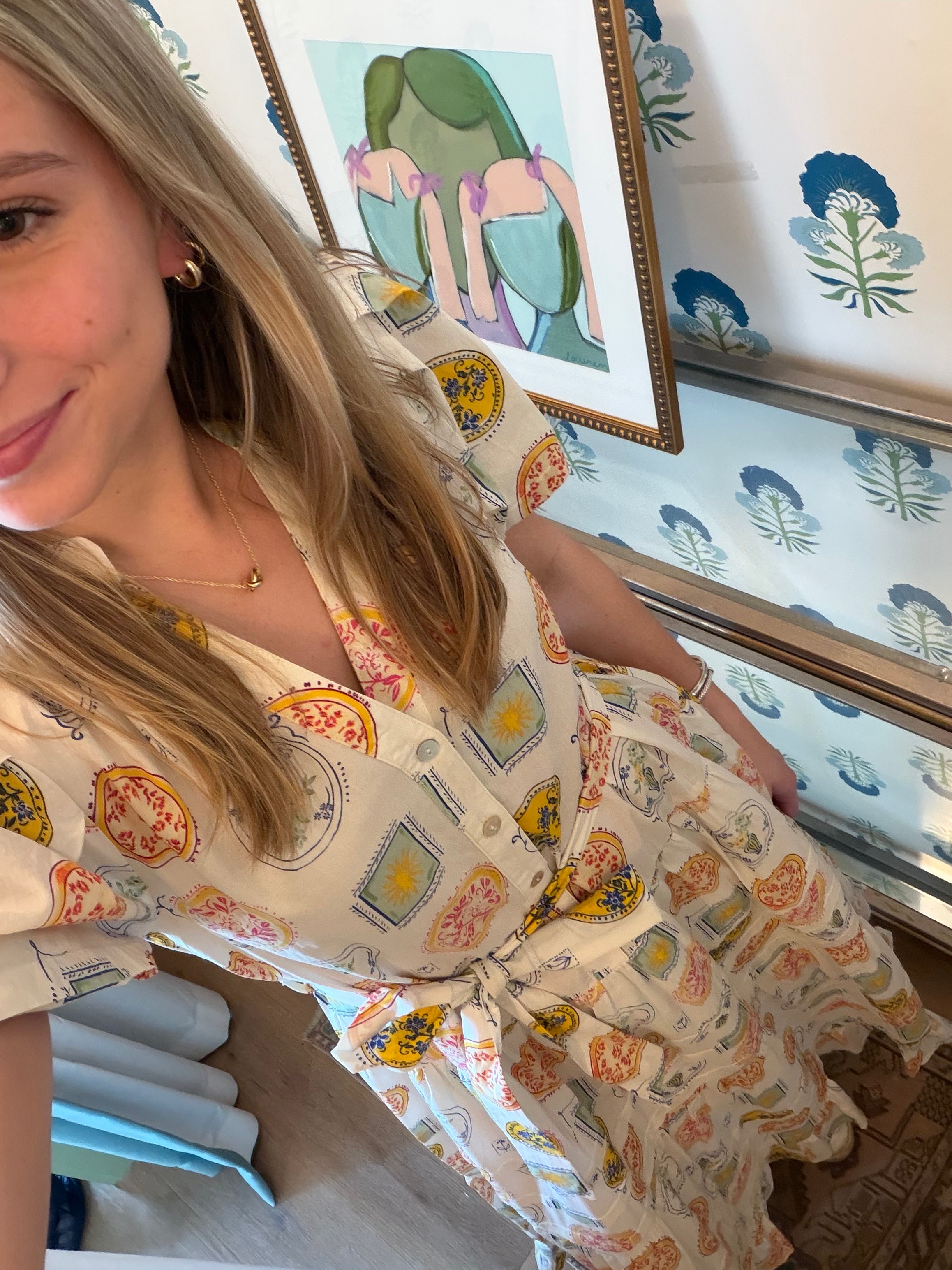 Patterned Maxi Dress