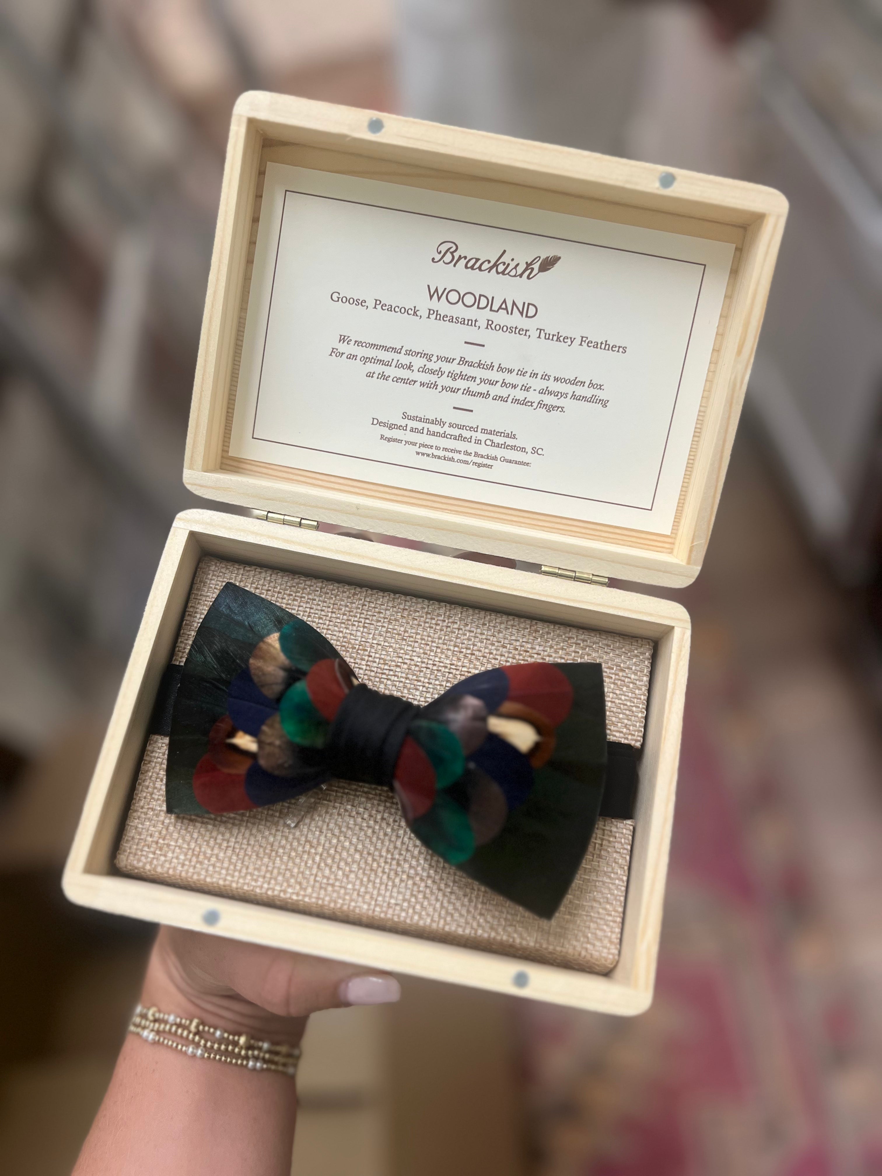 Woodland Bow Tie