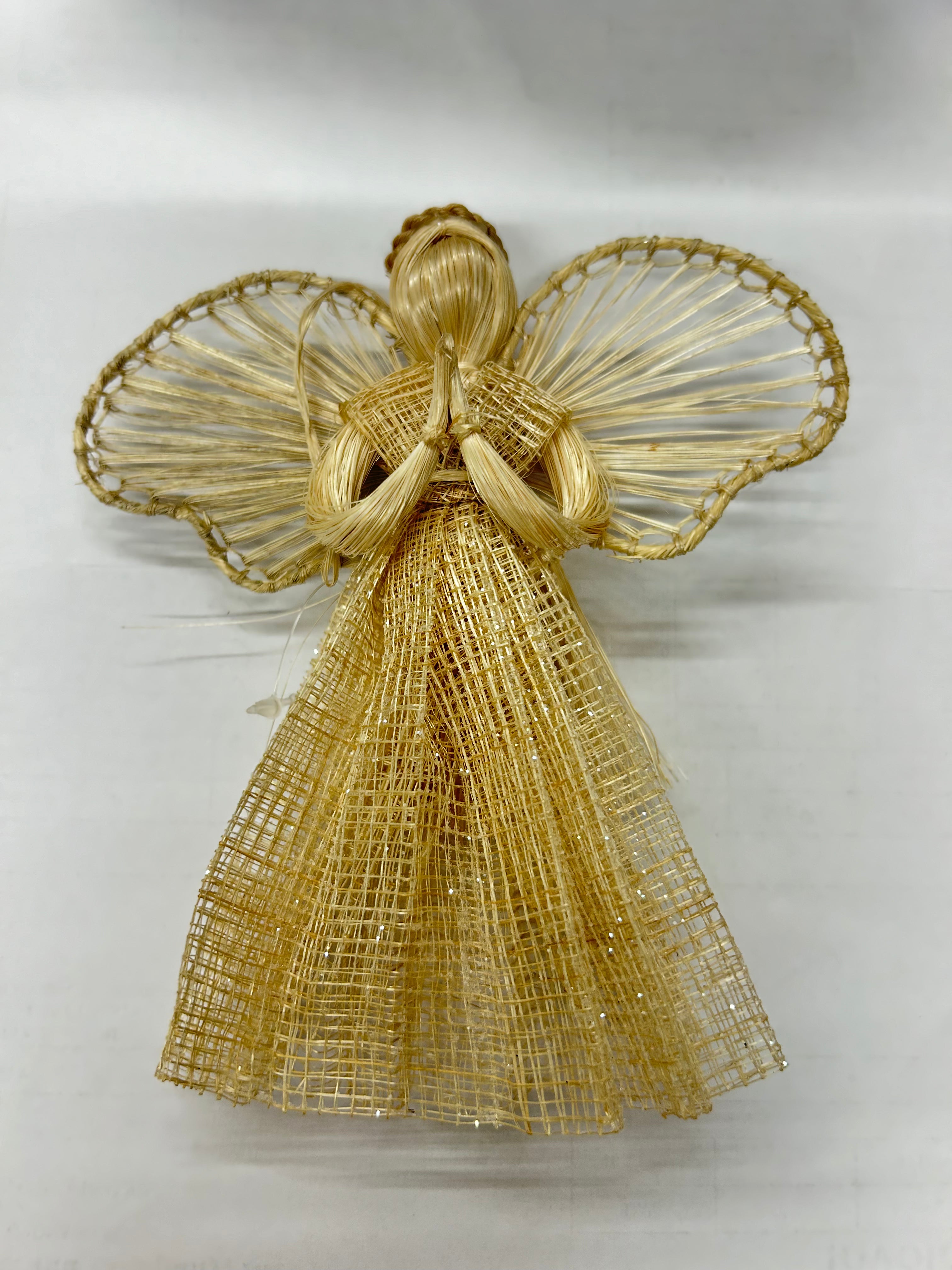 6" Glittered Simamay Angel