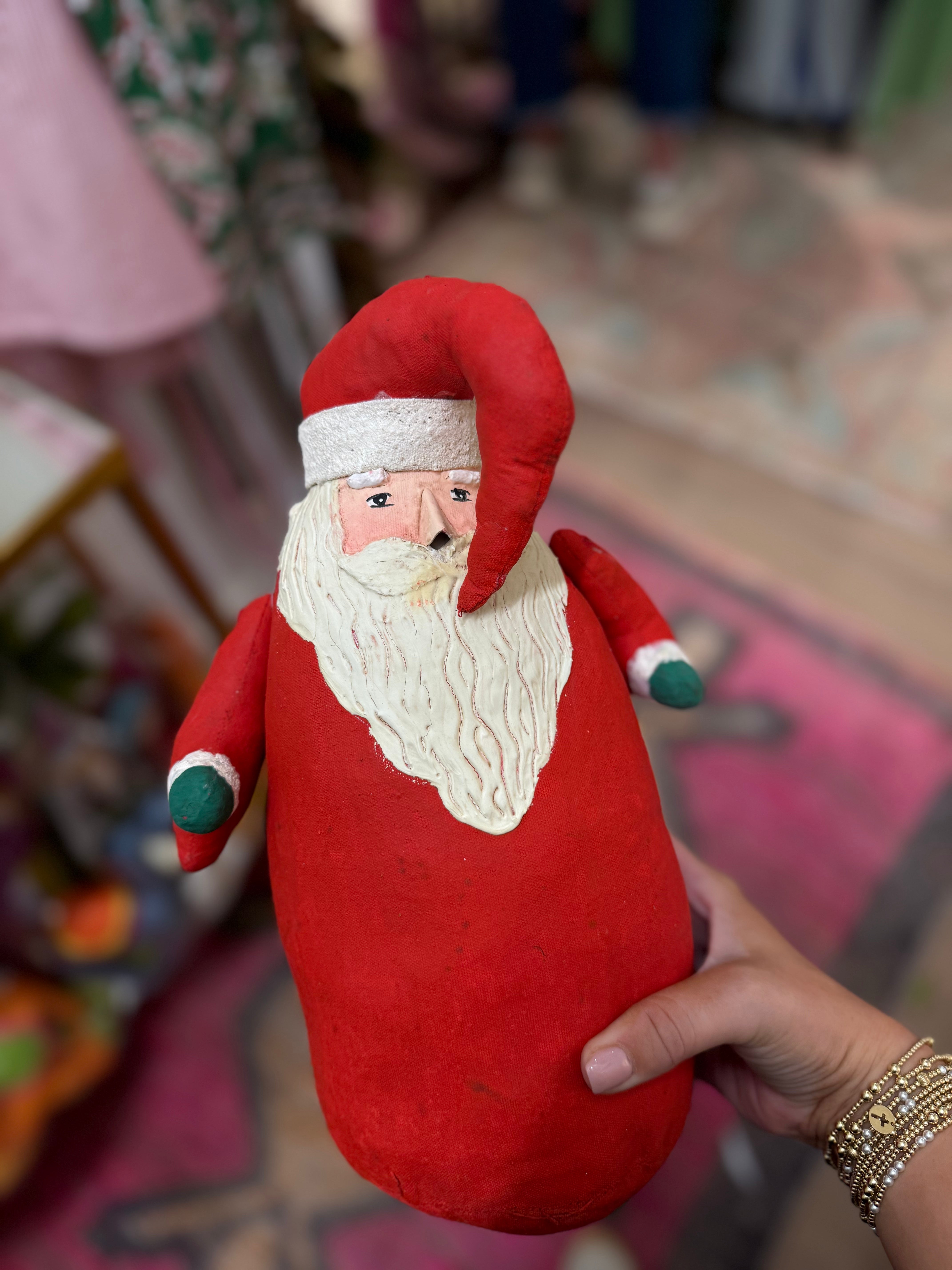 11" Canvas Santa
