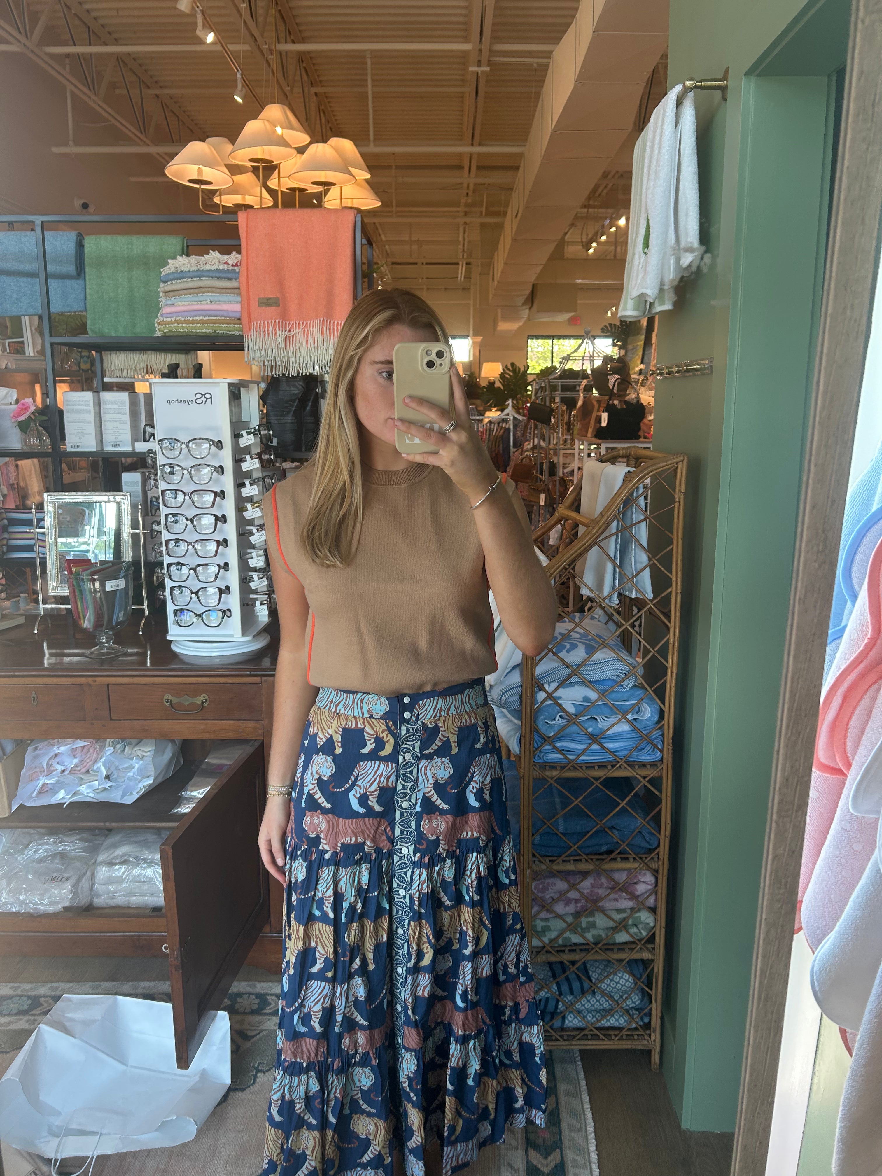 Sleeveless Knit Top