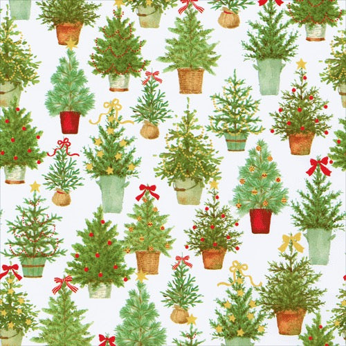 Potted Christmas Tree Wrapping Paper Roll