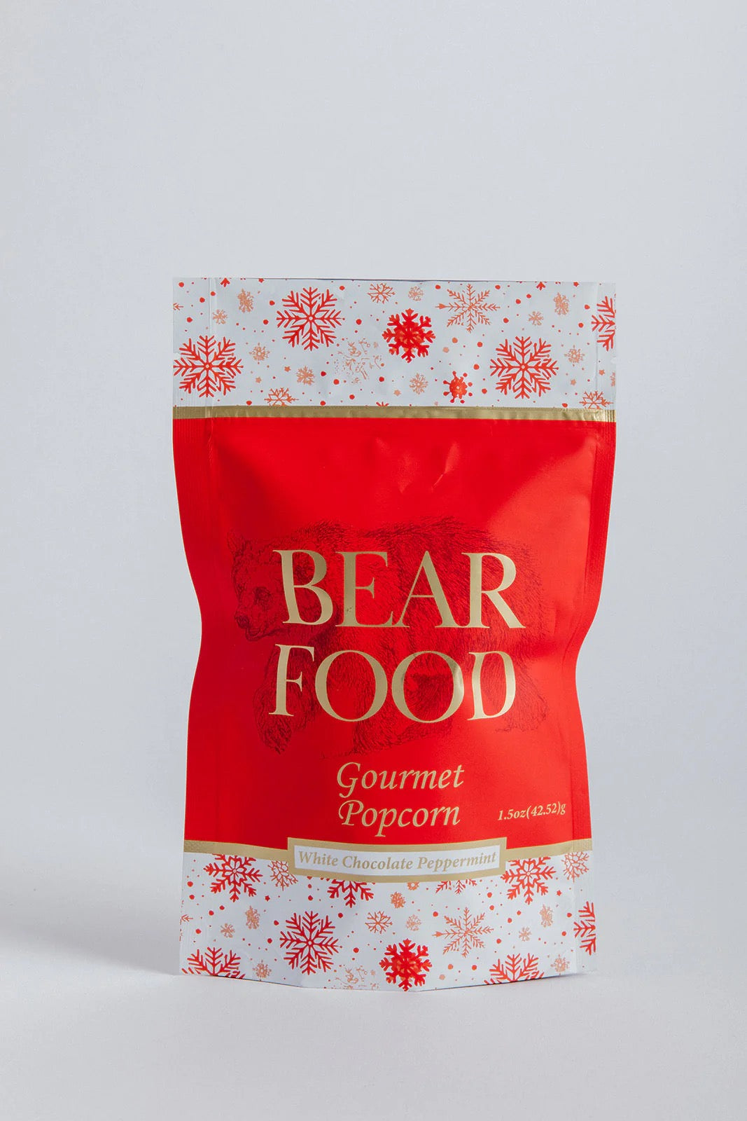 Large White Chocolate Peppermint Gourmet Popcorn