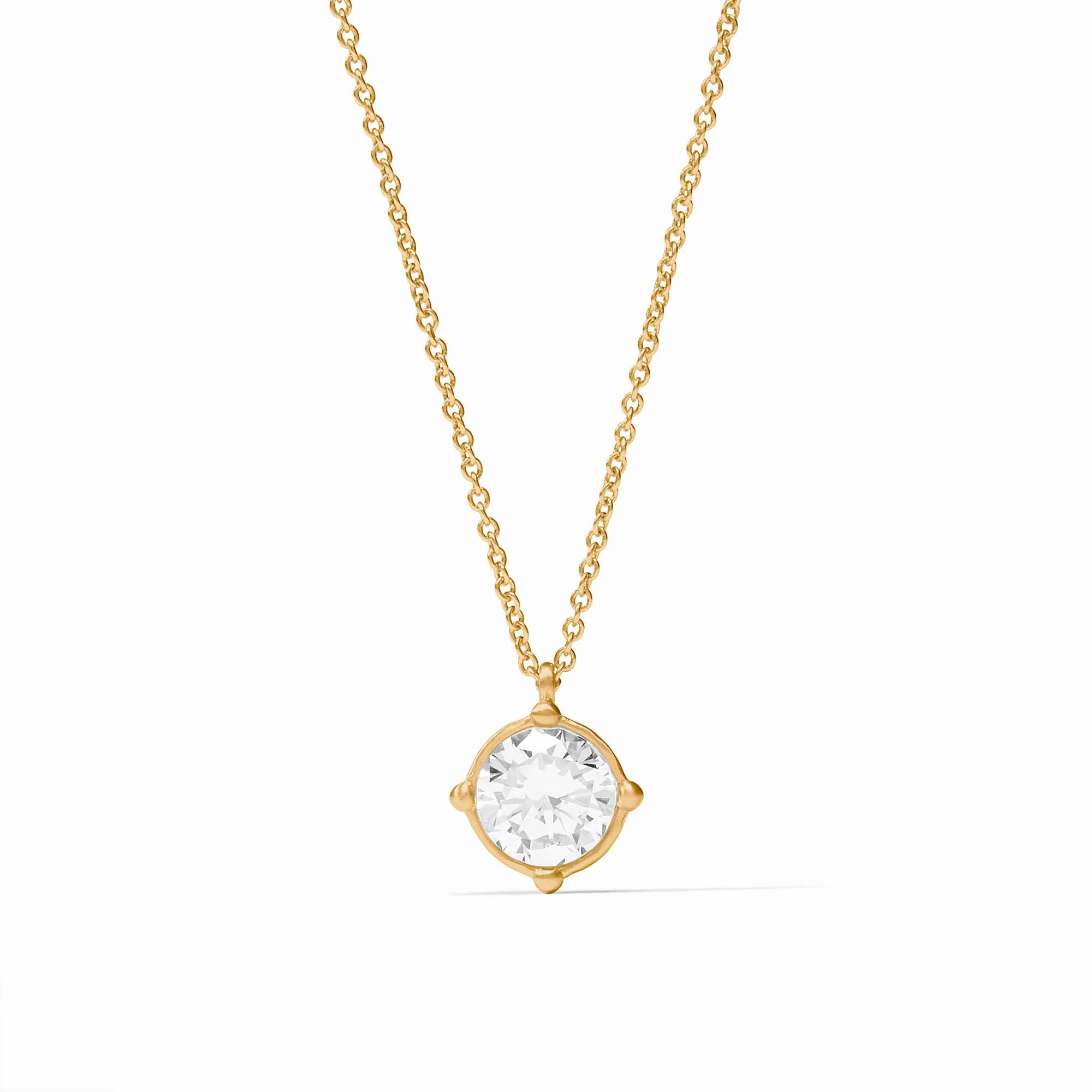 Honeybee Solitaire Necklace- Cubic Zirconia