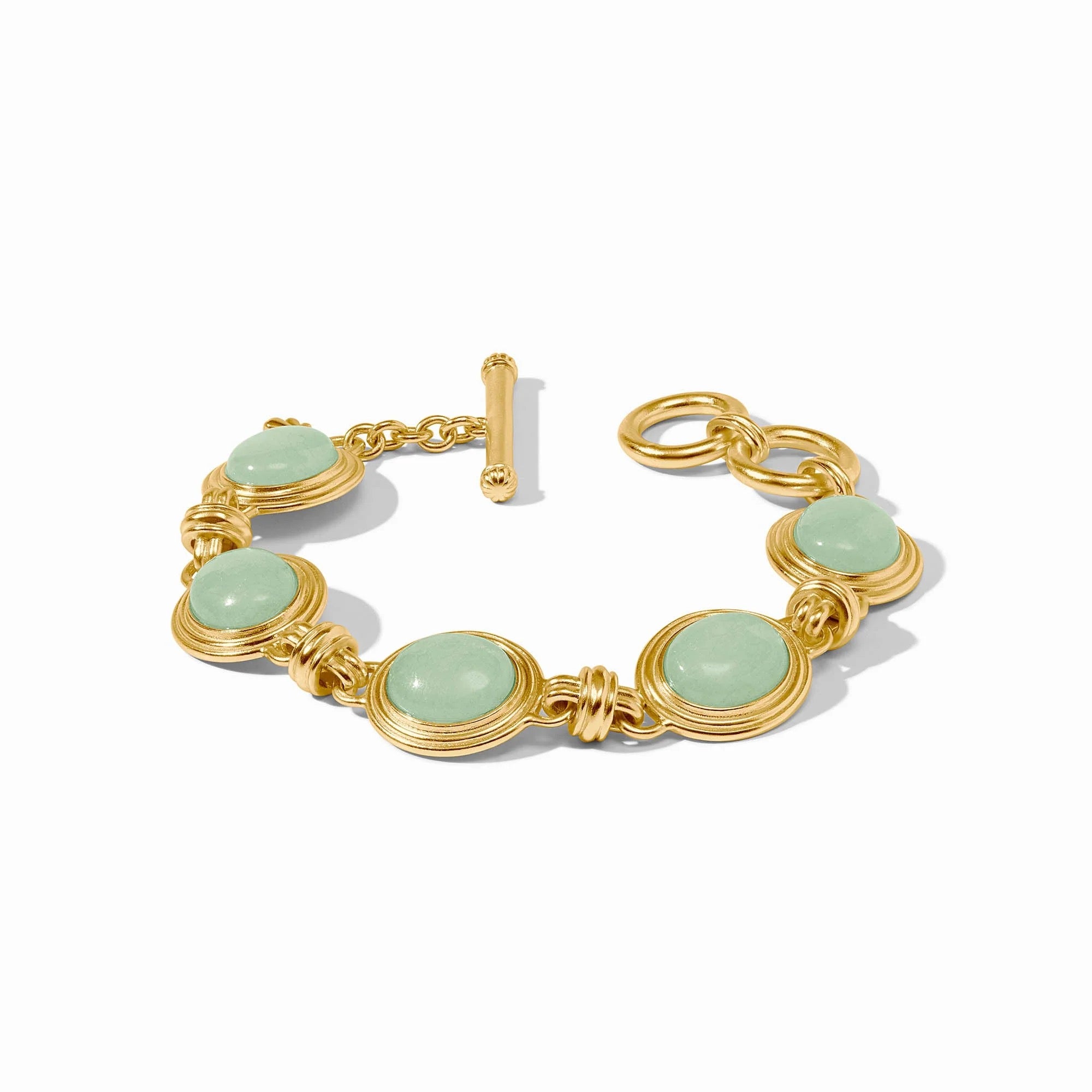 Portofino Stone Bracelet- Aqua Jade