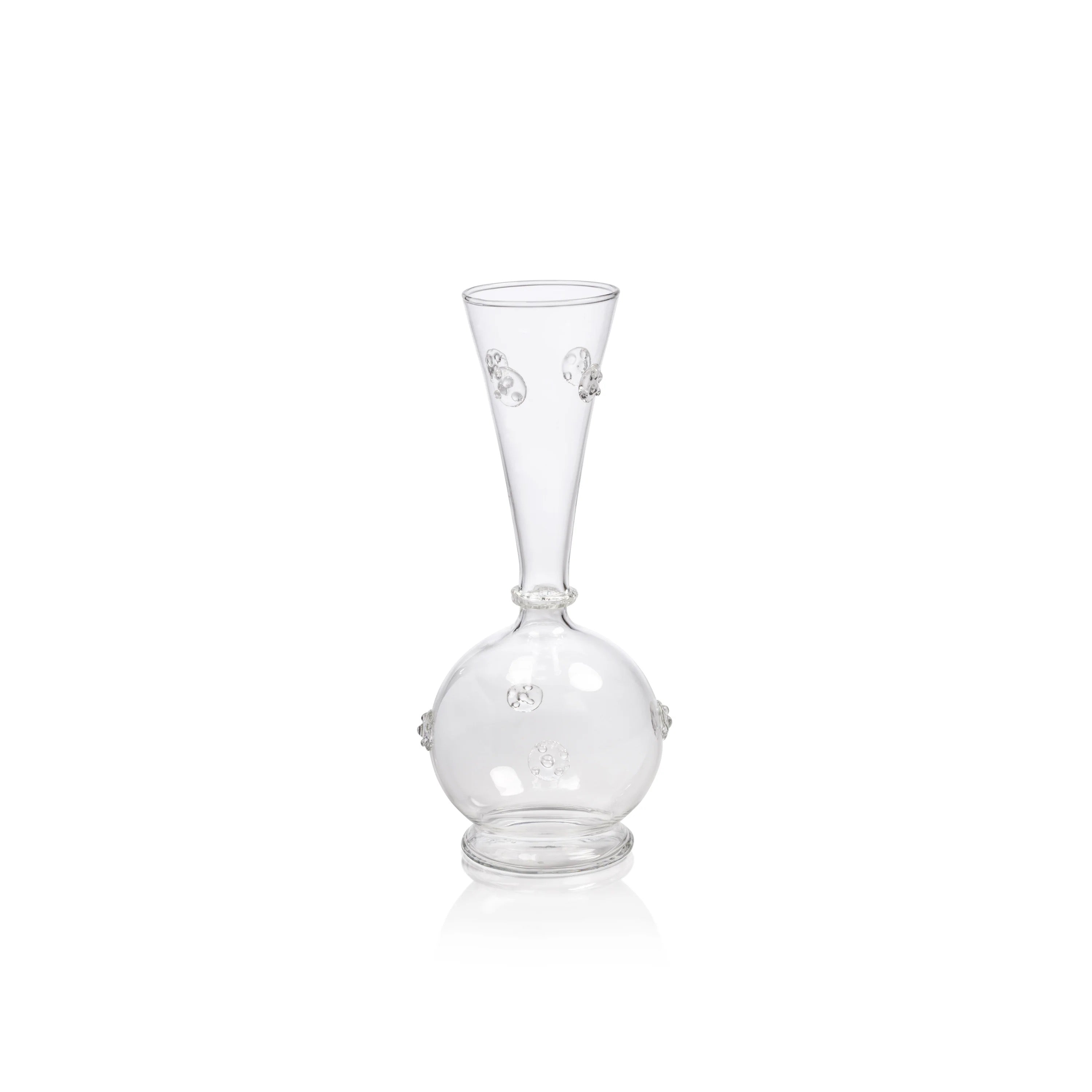 Vendome Glass Vase - Clear - Small