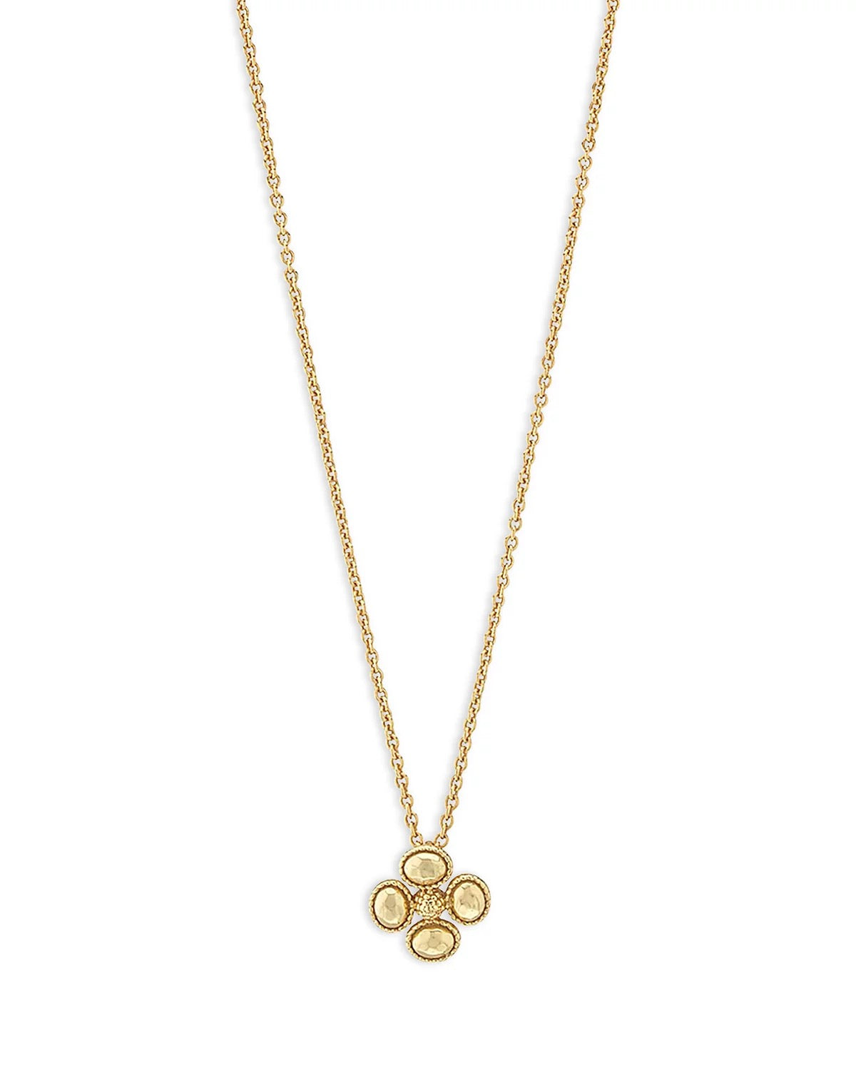 Berry Clover Station Necklace 16"